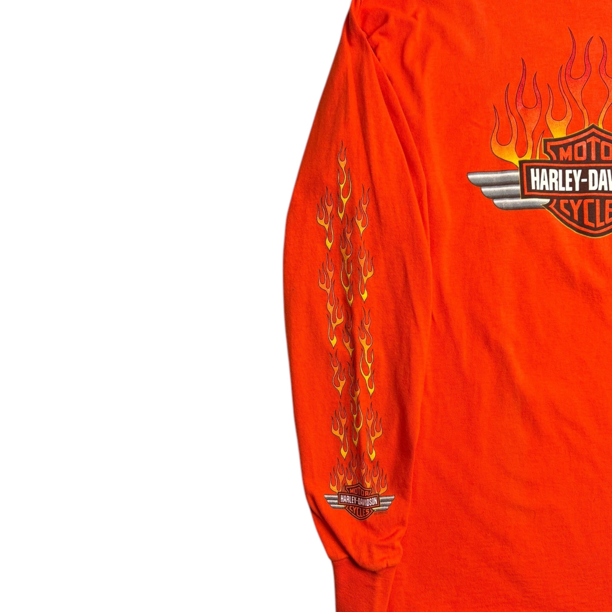 1999 Harley Davidson New York Flame Longsleeve T-Shirt