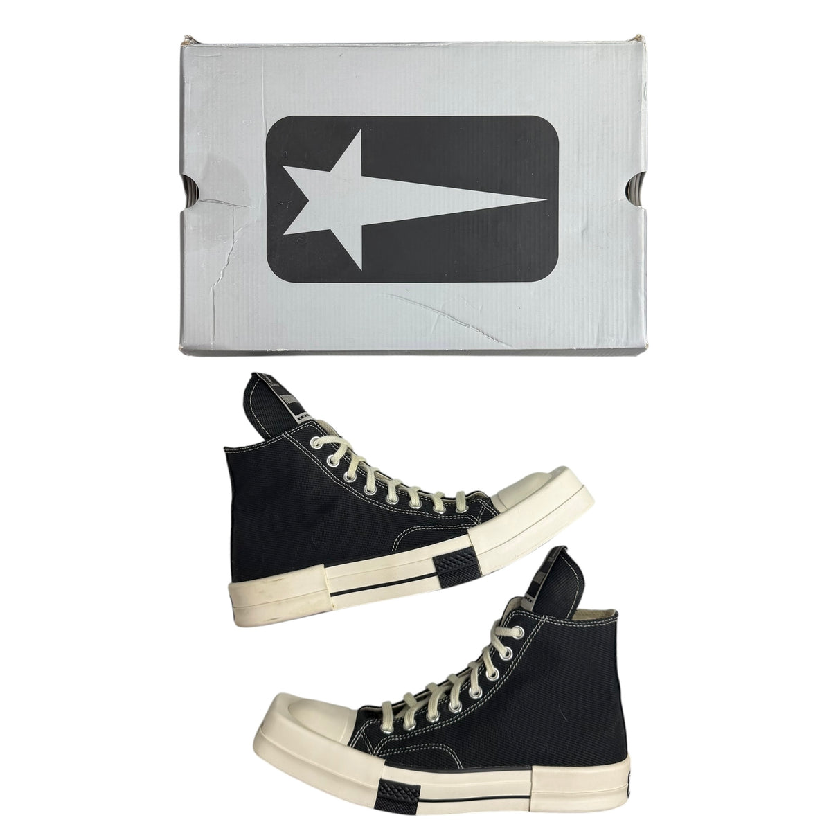Converse X Rick Owens TURBODRK Chuck Taylor All Star 70 High (Used)