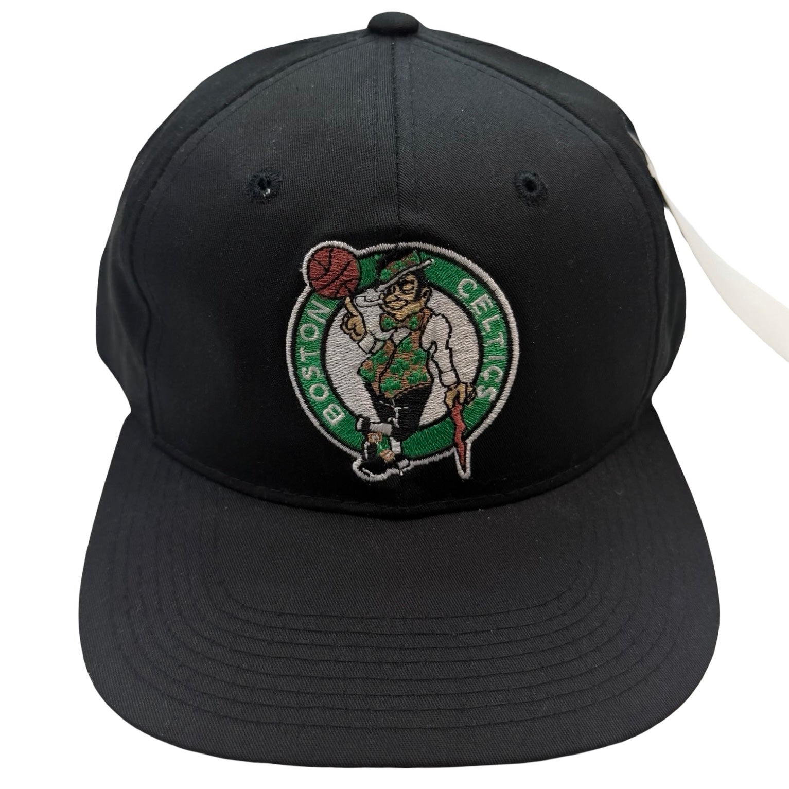 Vintage Boston Celtics Snapback Hat Black