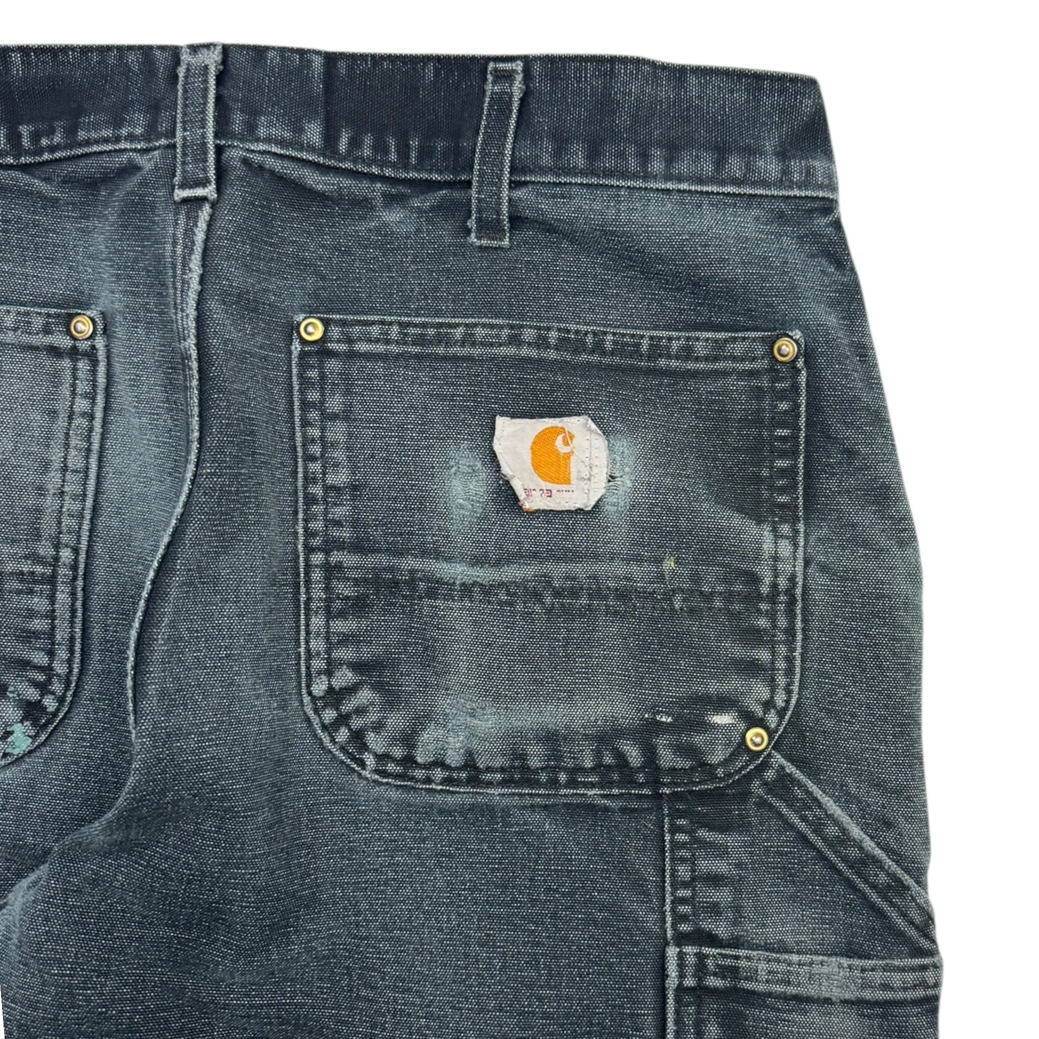 Carhartt Double Knee Work Pant Distressed Fest