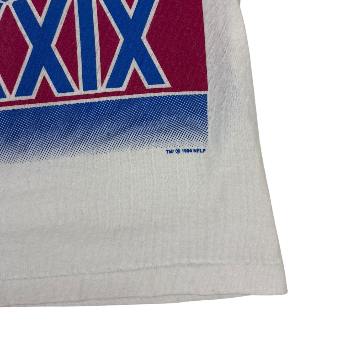 Vintage 1994 Super Bowl XXIX T-Shirt White