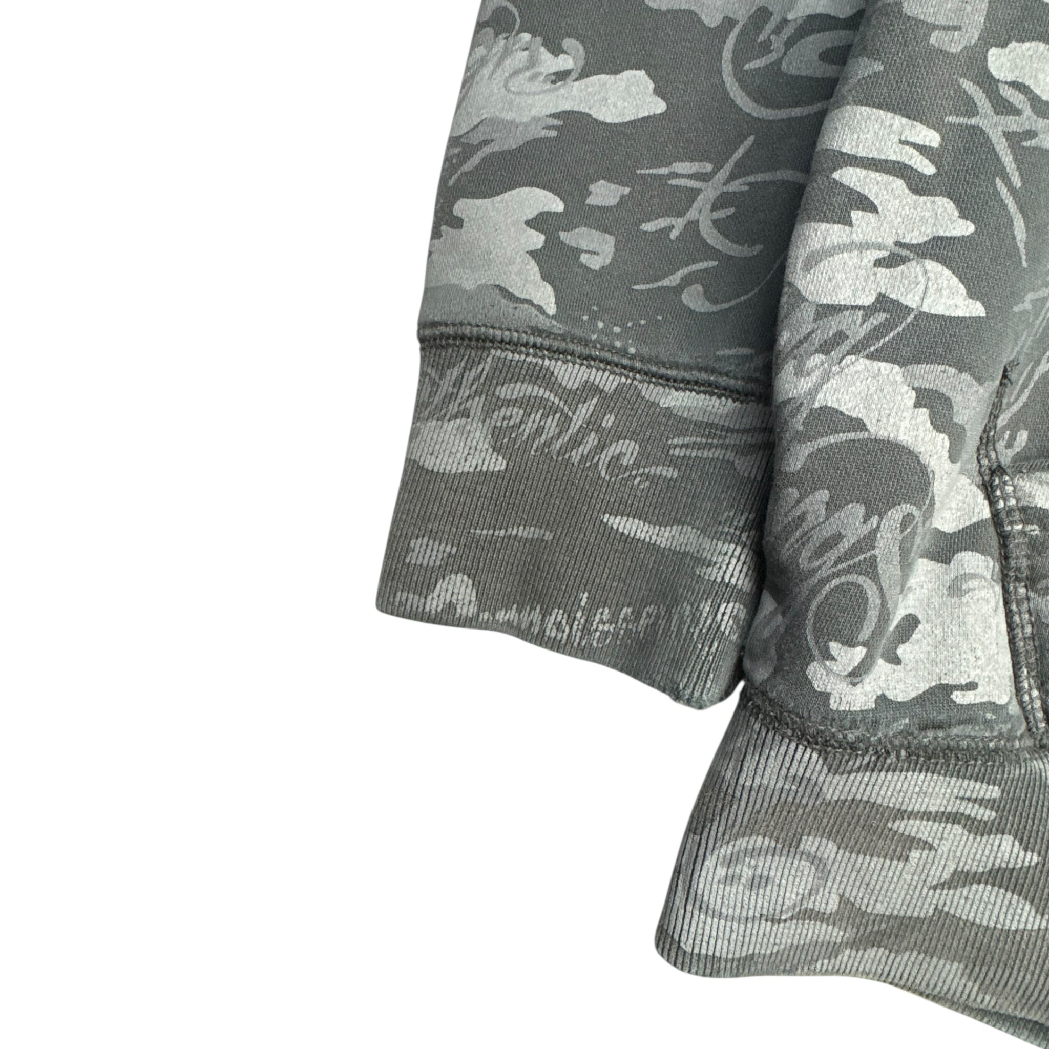 Vintage Y2K Ecko Unltd. Camo Graffiti Zip Up Hoodie