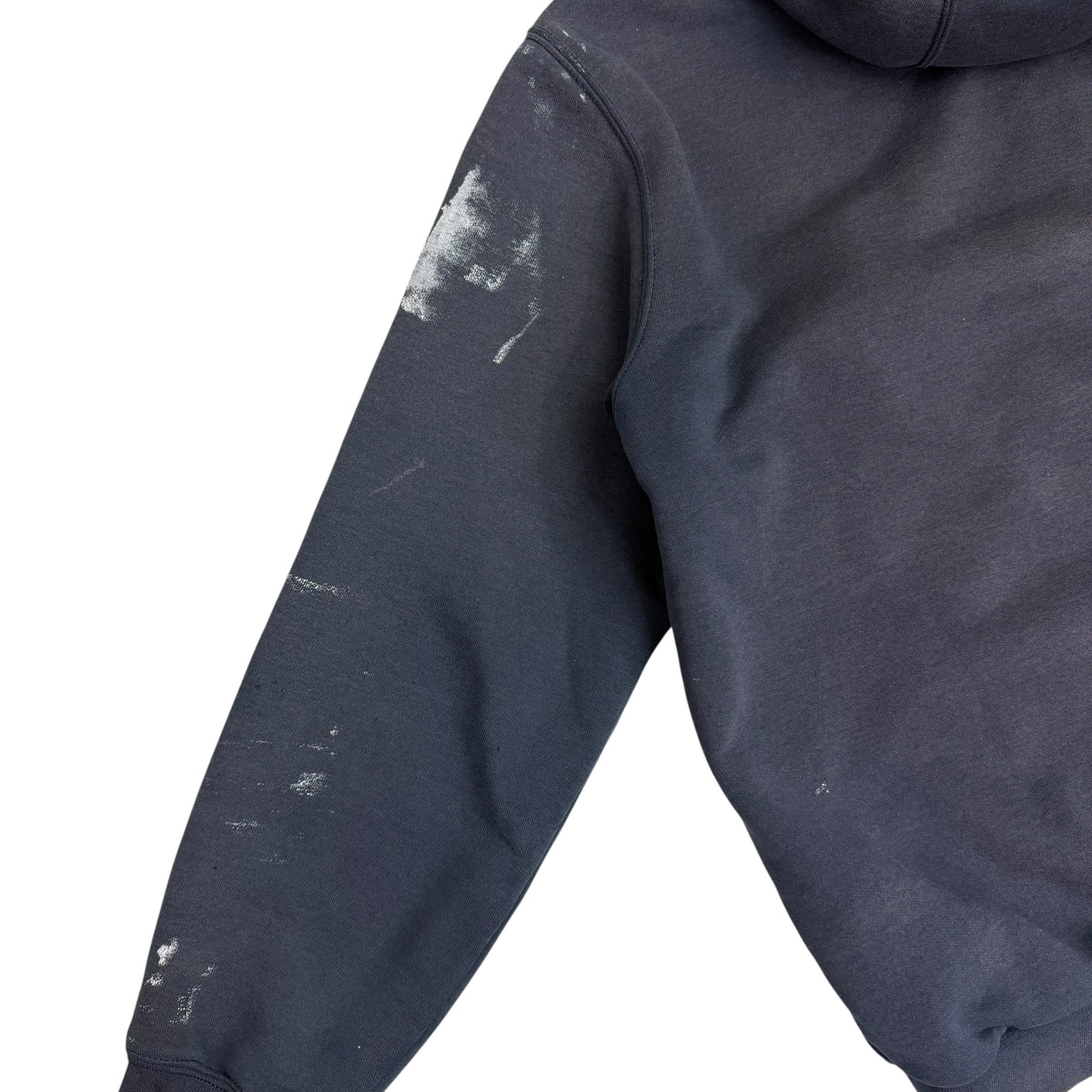 Vintage Carhartt Thermal Lined Zip Up Hoodie Faded Navy