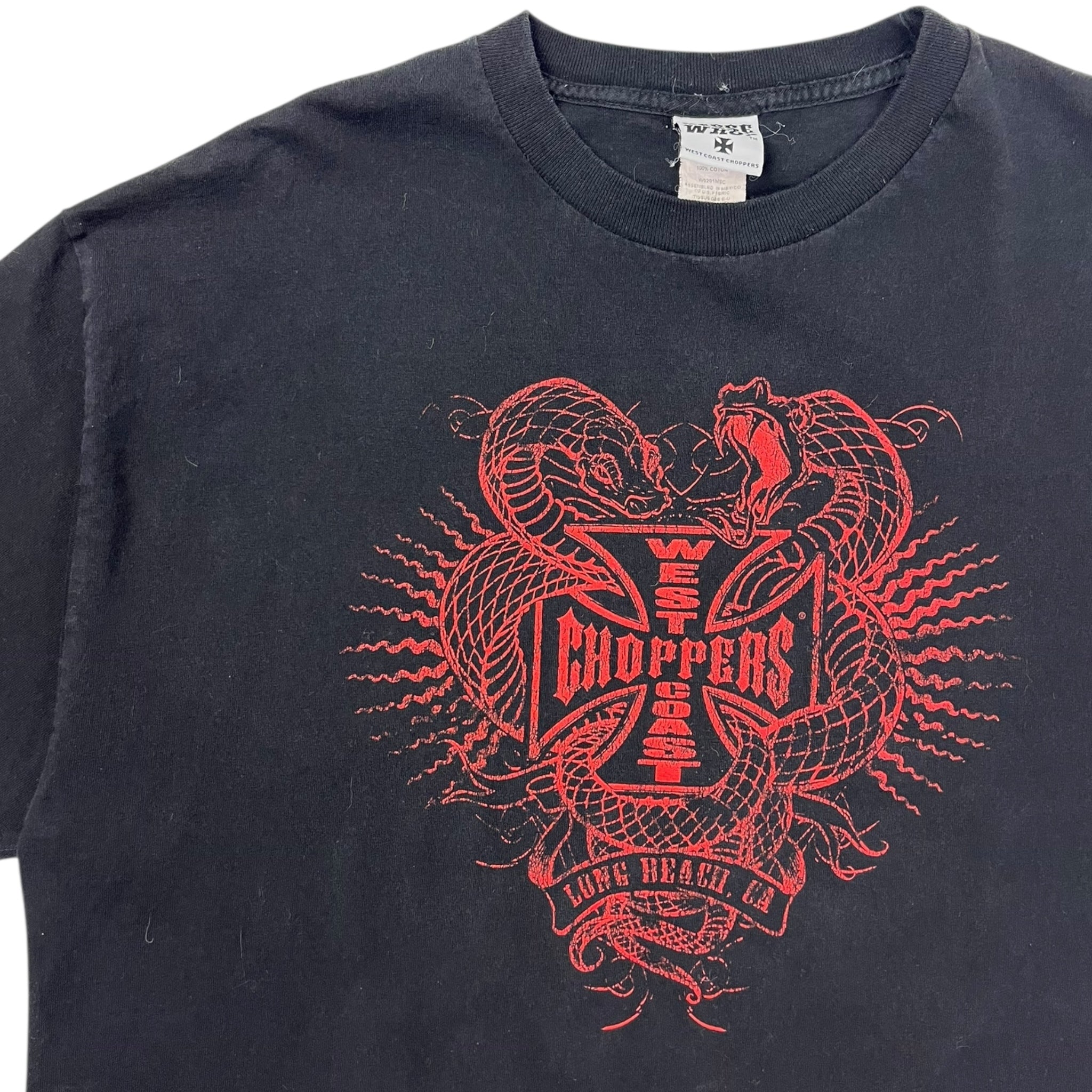 Vintage Y2K West Coast Choppers Cobra Crest T-Shirt