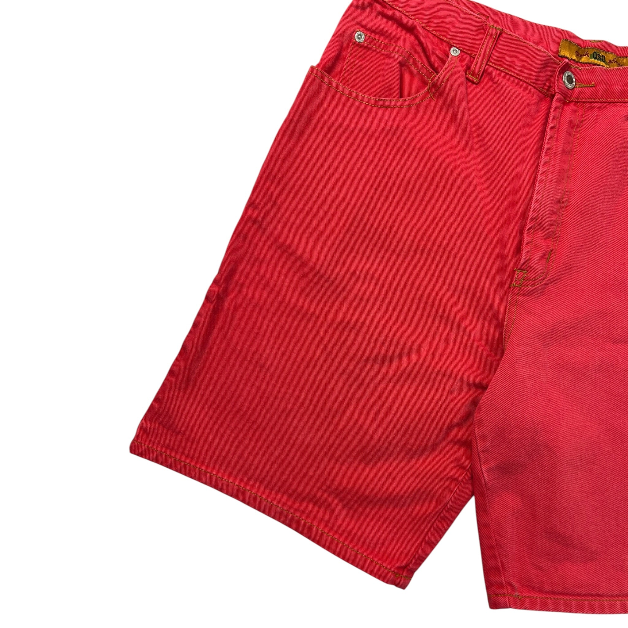 Vintage Quiksilver QSD Red Denim Shorts