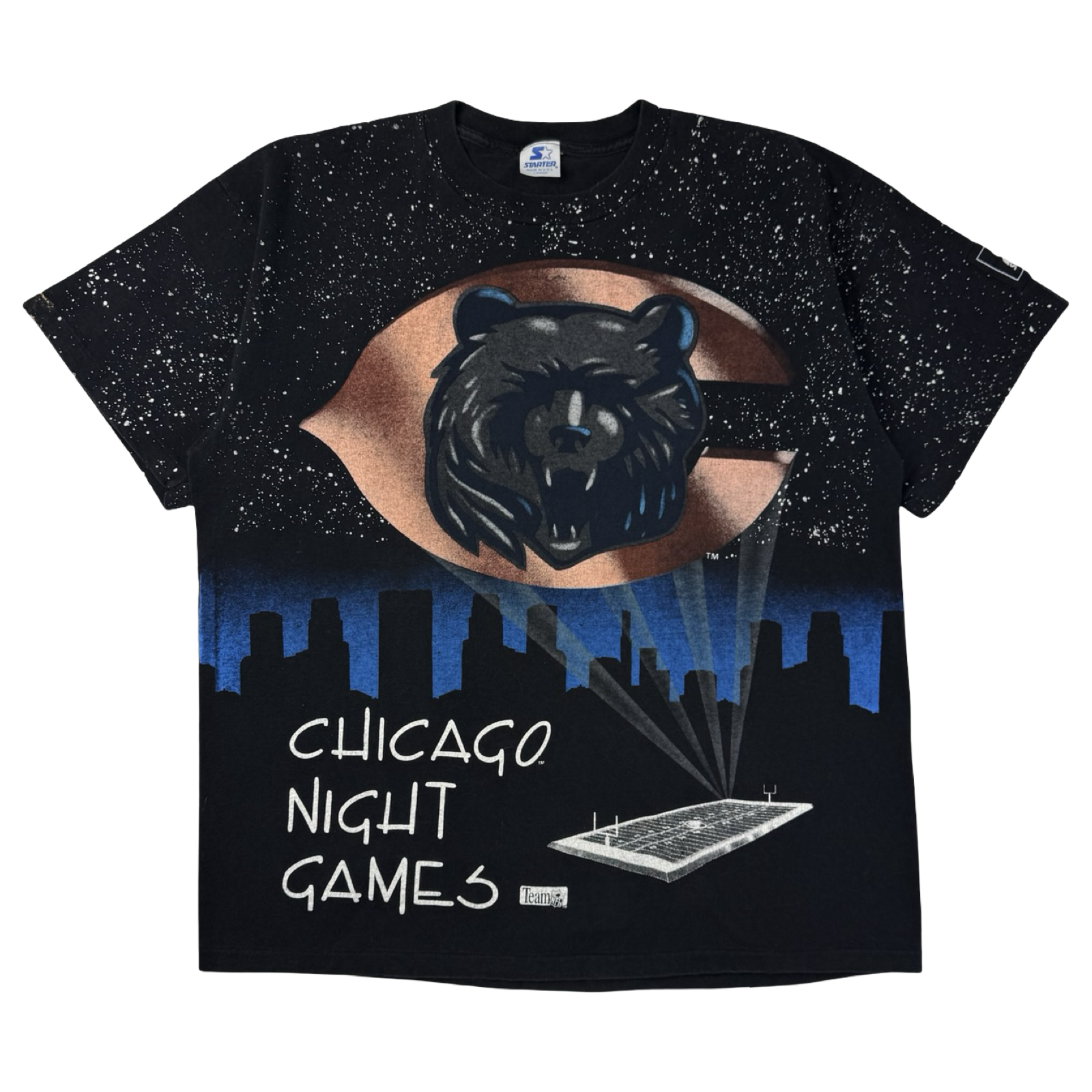 Vintage Chicago Bears "Night Games" Starter T-Shirt