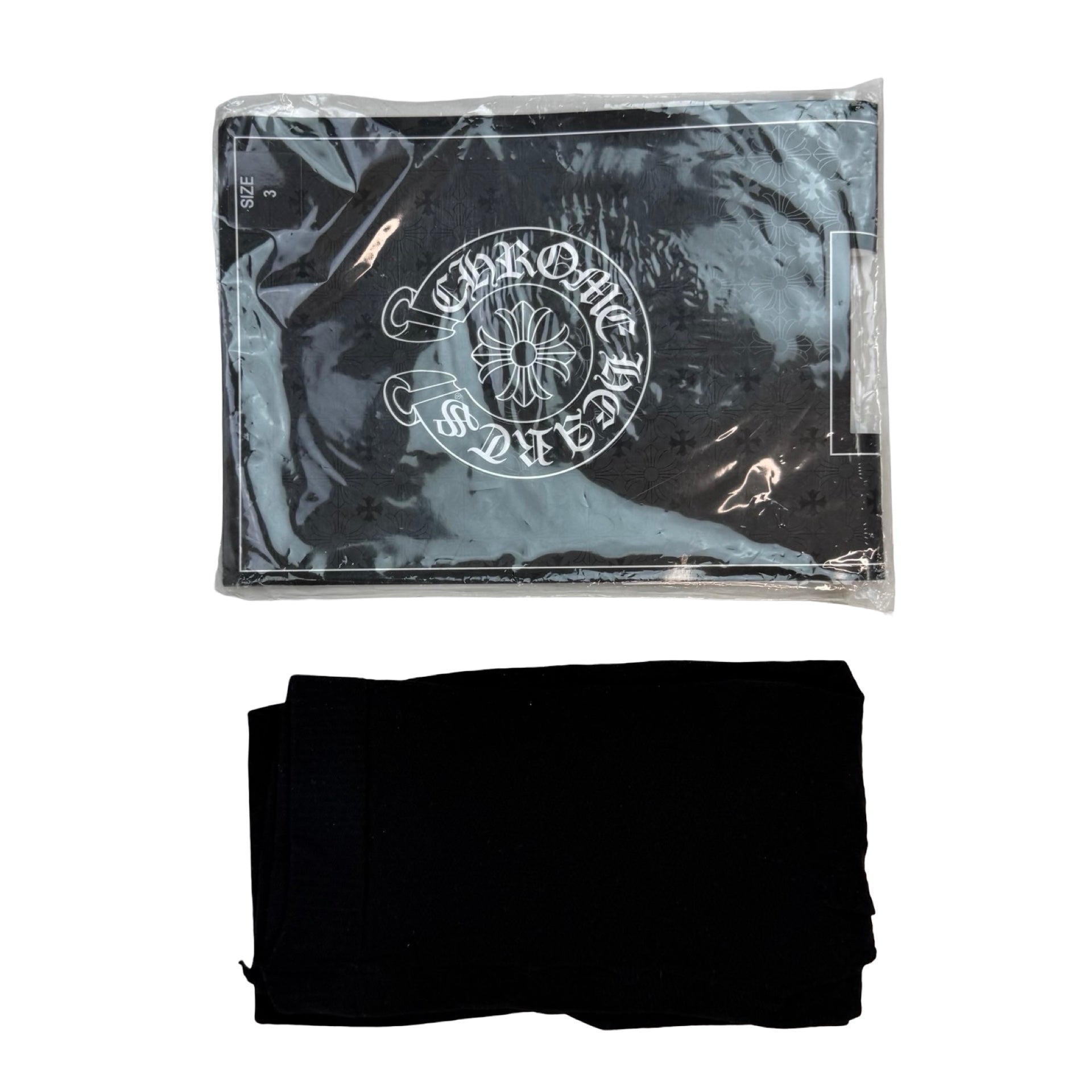 (W) Chrome Hearts Plus Tights Black