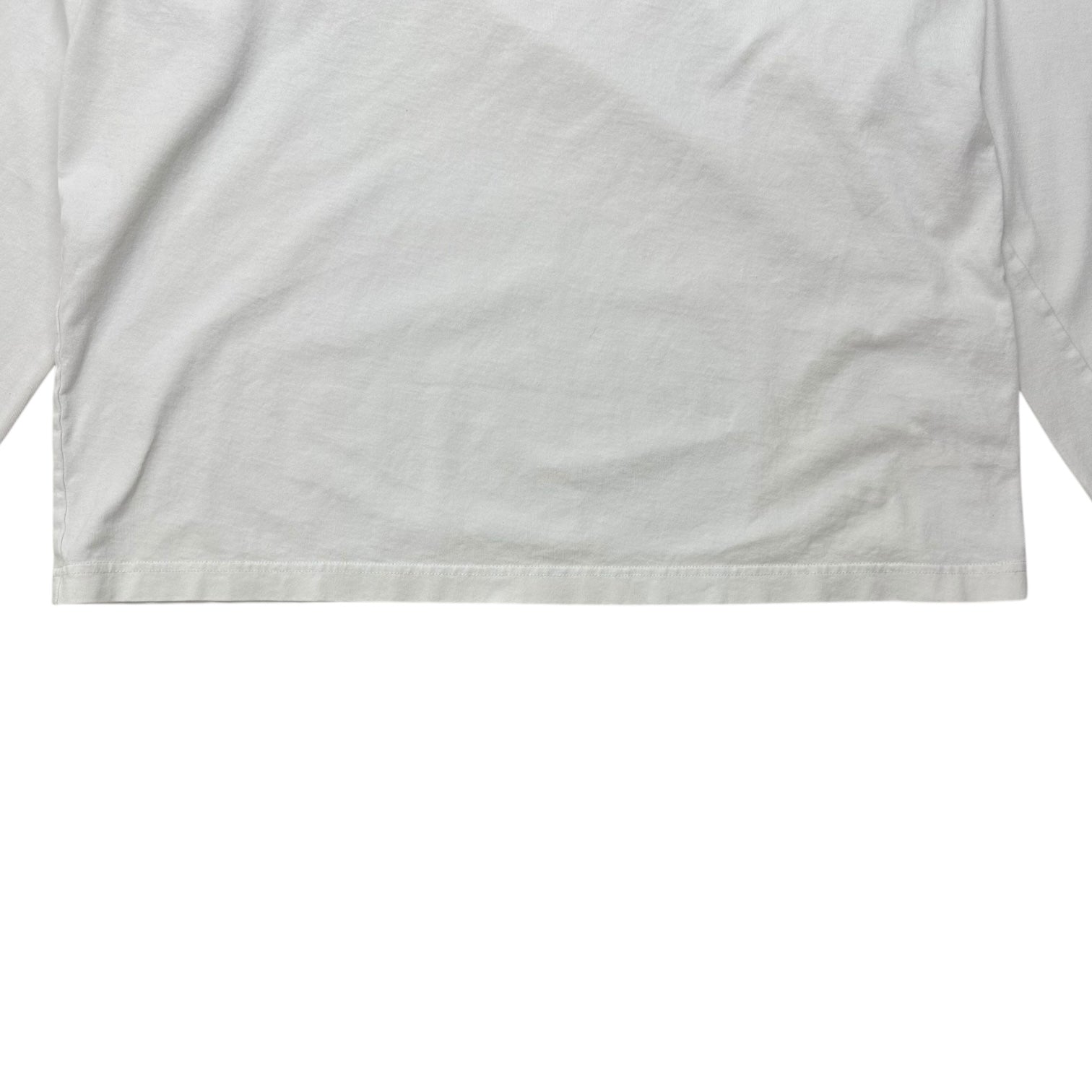 Acne Studios Nash Face L/S Tee White