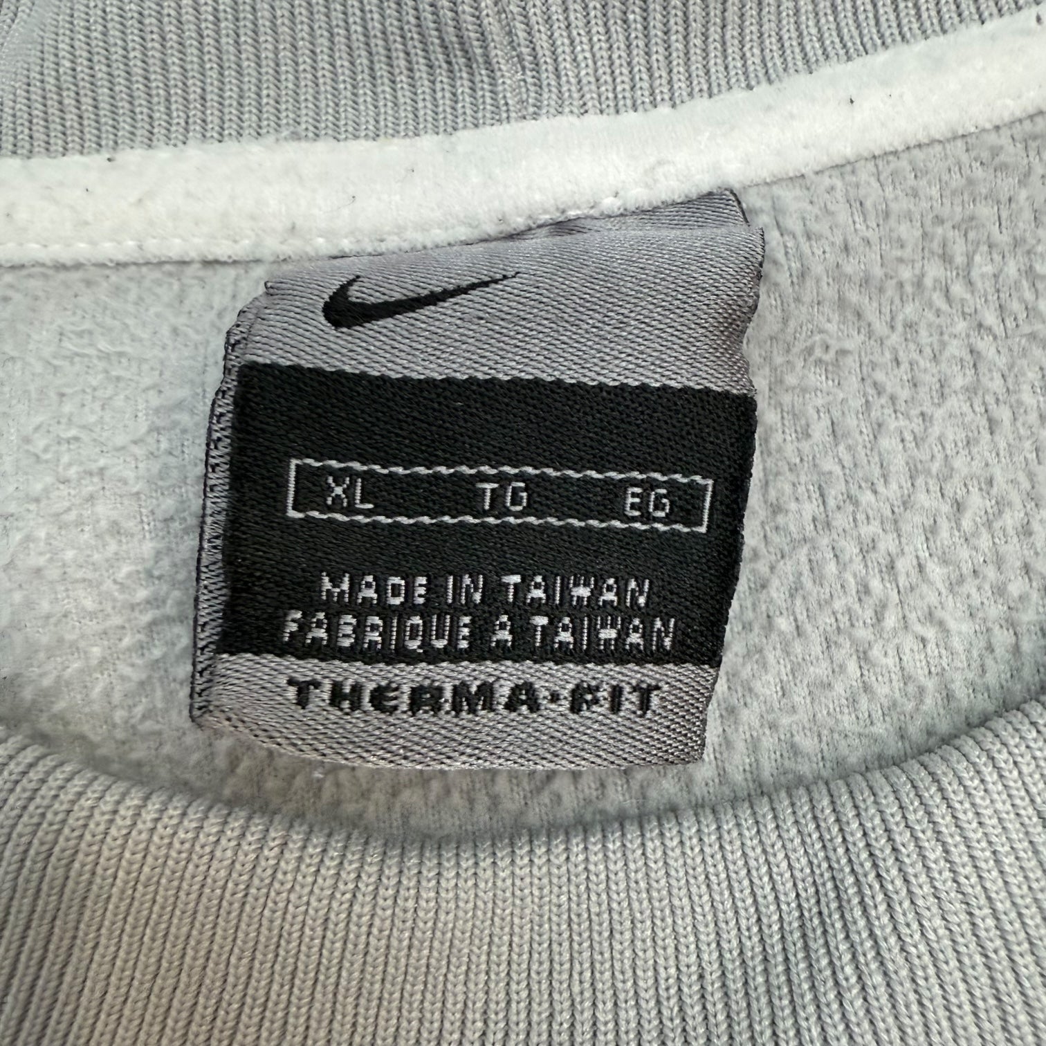 Vintage Nike Ohio State Hockey Therma Fit L/S Shirt Grey