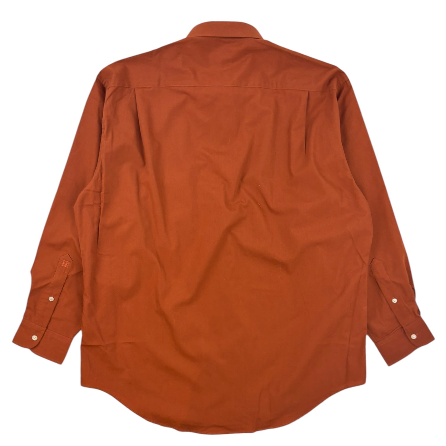 Vintage Givenchy Monsieur Button-Up Dress Shirt Orange