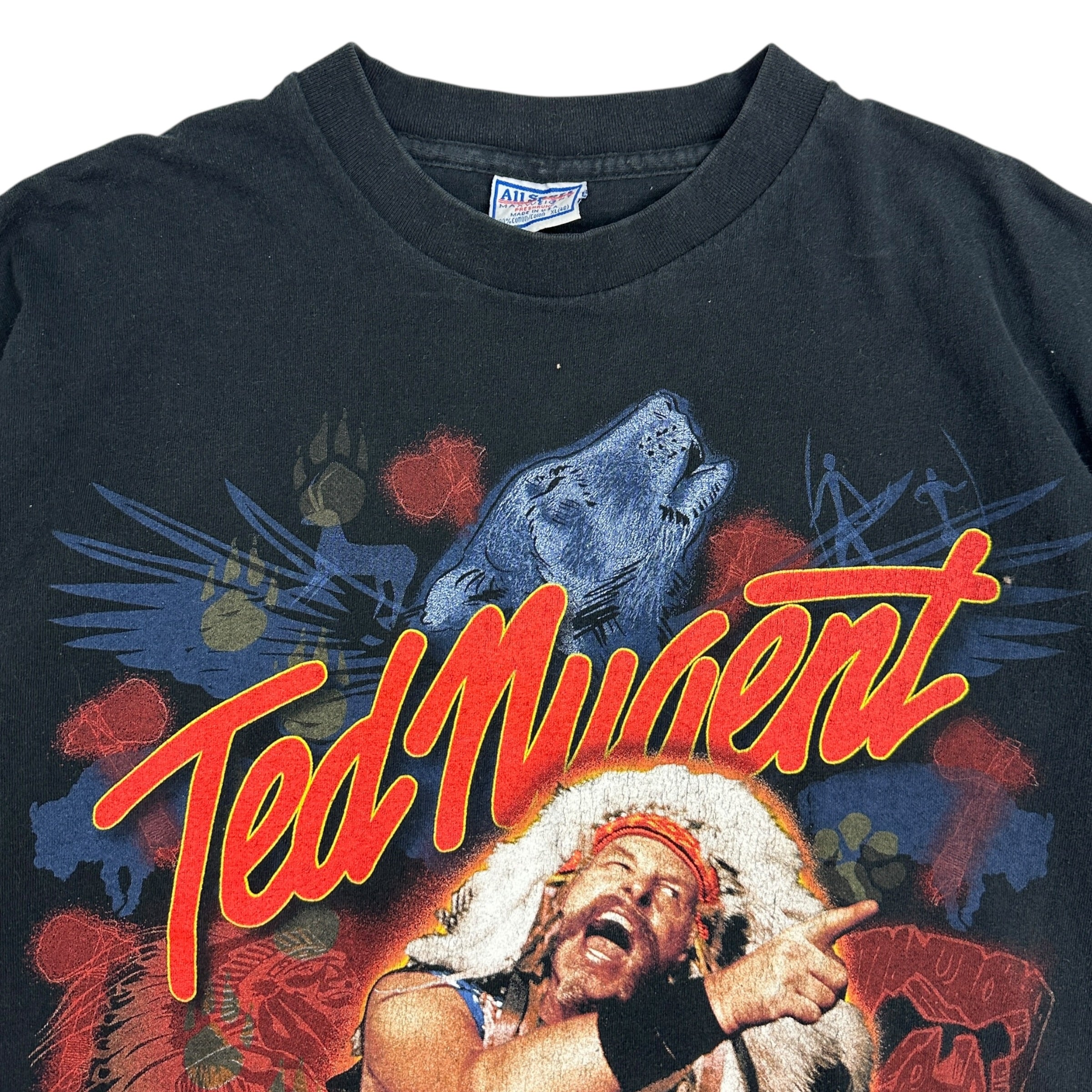 2000 Ted Nugent "Kiss My Ass" Tour Tee Black