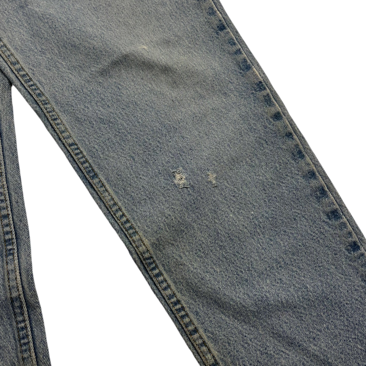 Distressed Carhartt Work Denim Light Wash