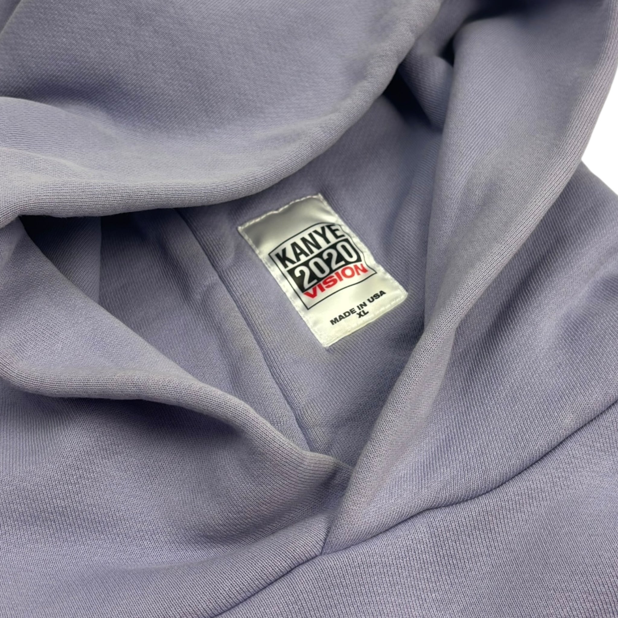 Kanye West 2020 Vision Double Layered Hoodie Lavender