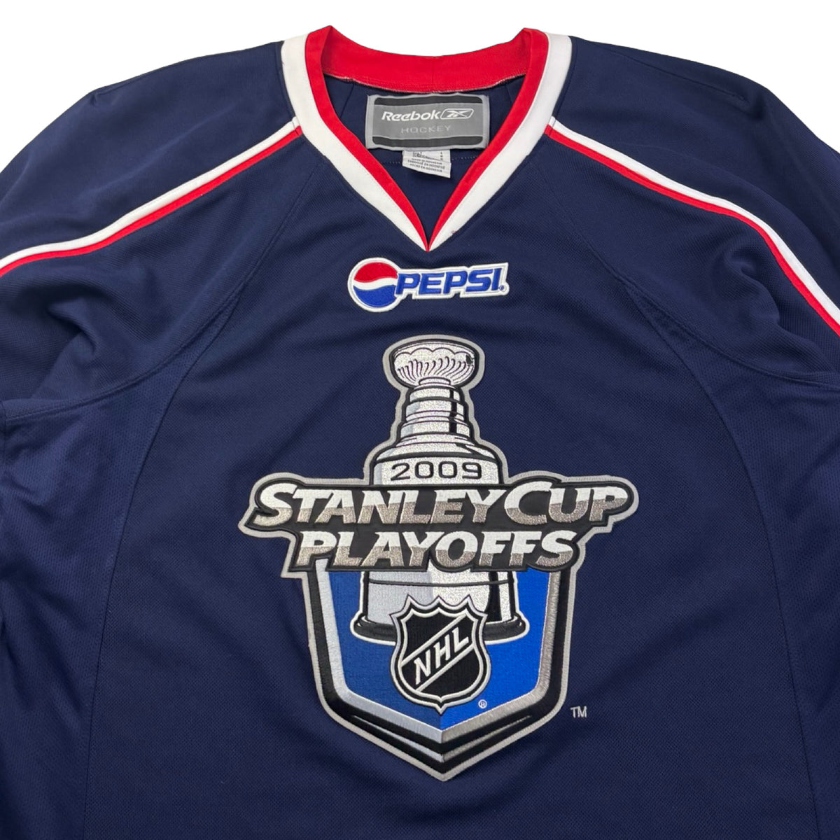 2009 Reebok CCM Stanley Cup Playoffs NHL Jersey Pepsi