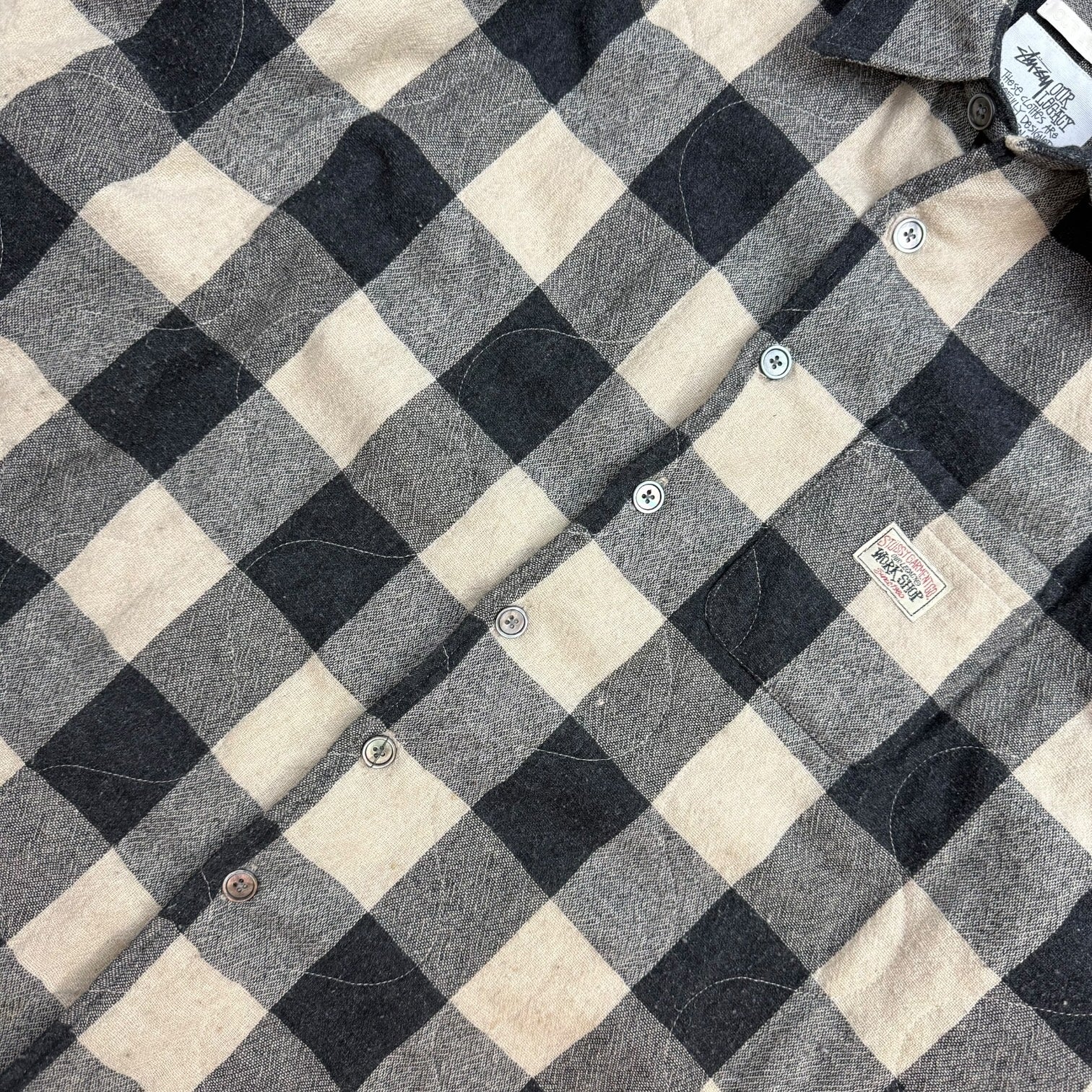 Our Legacy x Stussy Work Shop Flannel Jacket Plaid