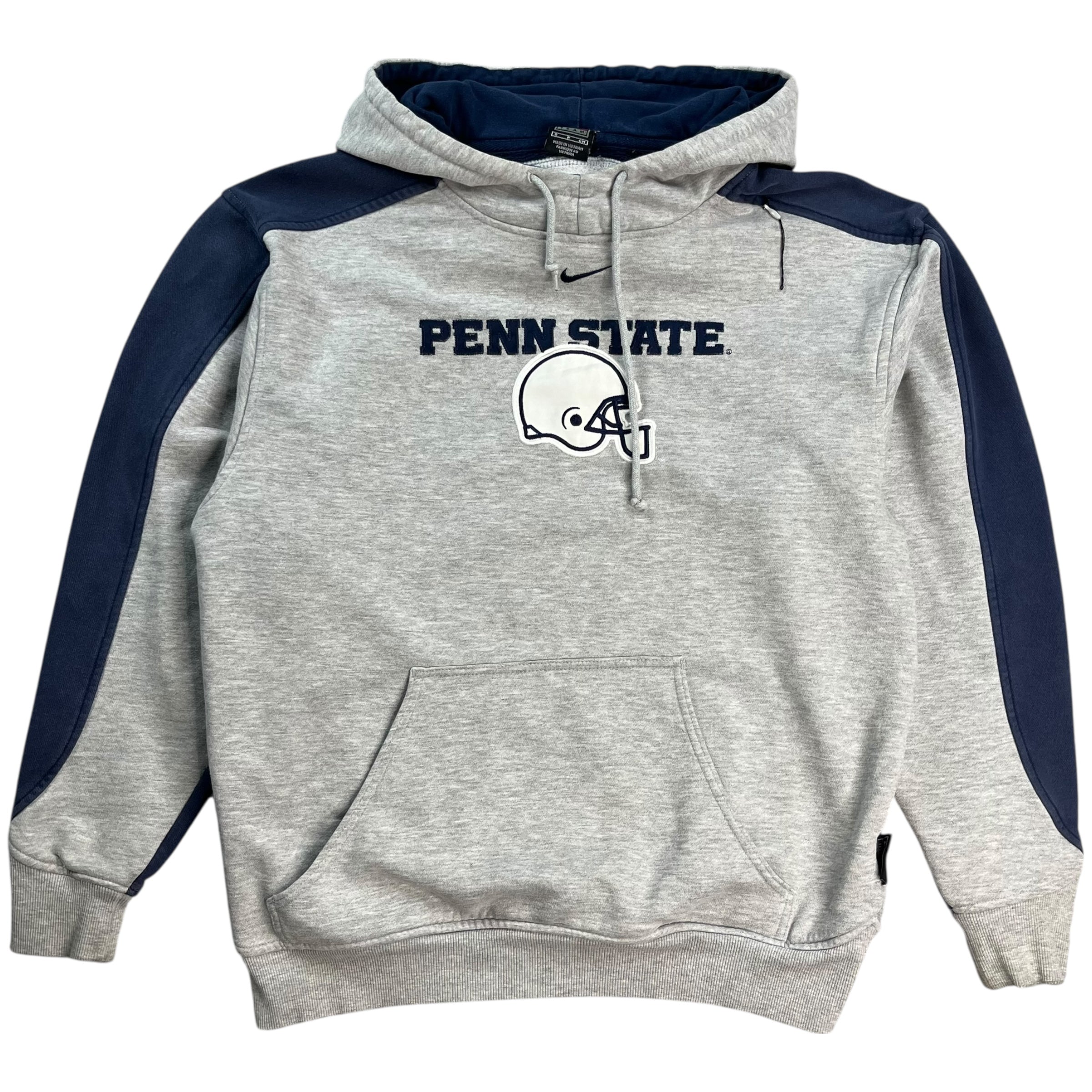 Vintage Penn State Hoodie Grey/Navy