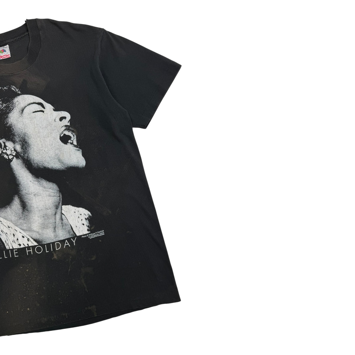 Vintage 1990 Billie Holiday T-Shirt Black