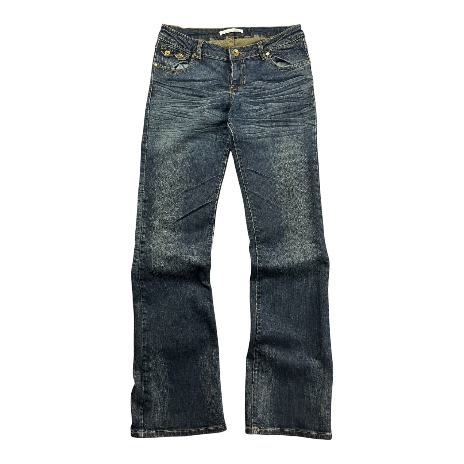 (W) Vintage Seductions Denim Pants Dark Wash