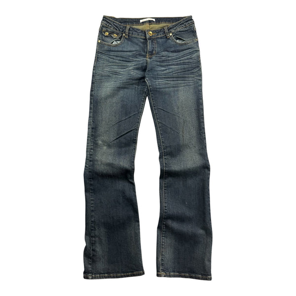 (W) Vintage Seductions Denim Pants Dark Wash