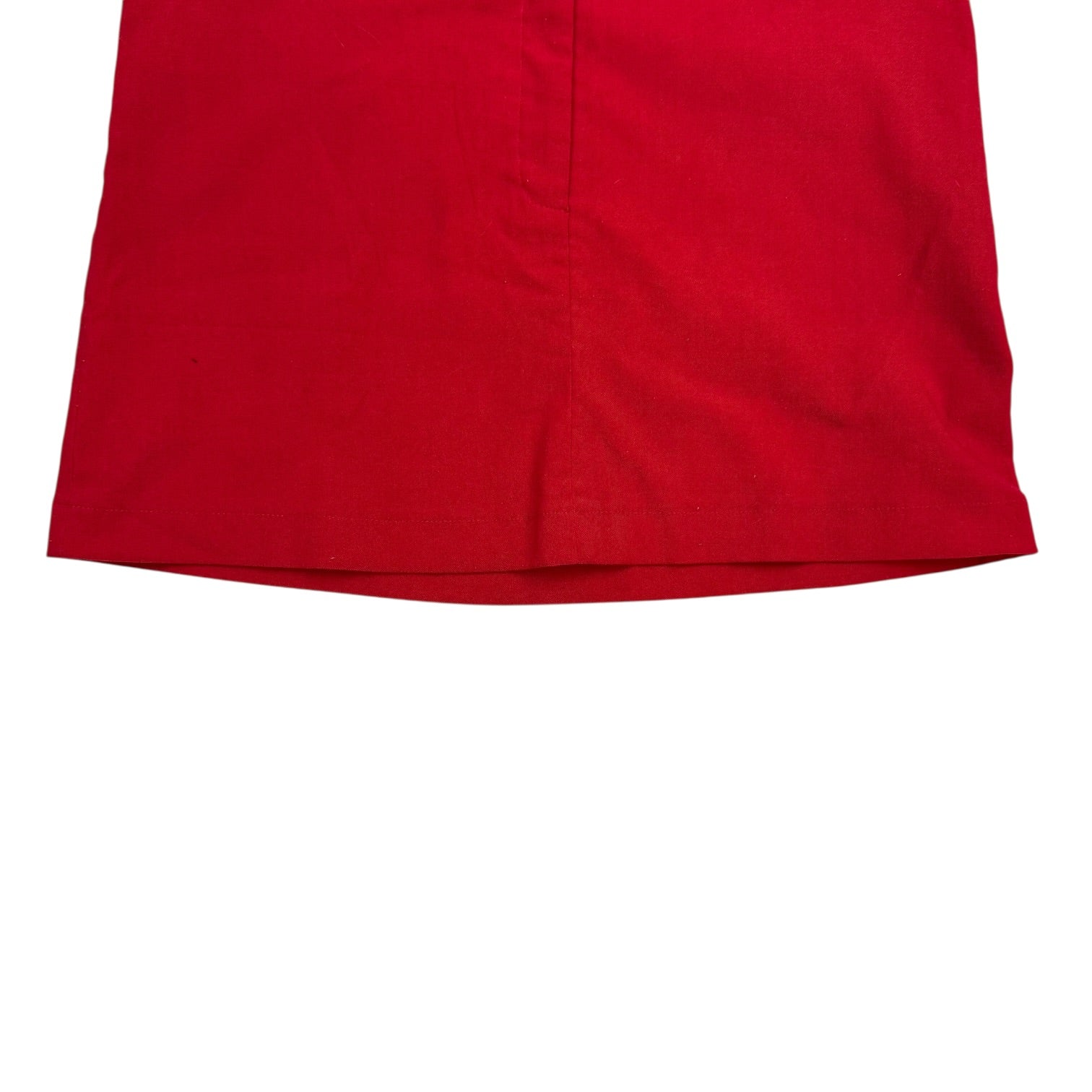 (W) Vintage Mini Skirt Red