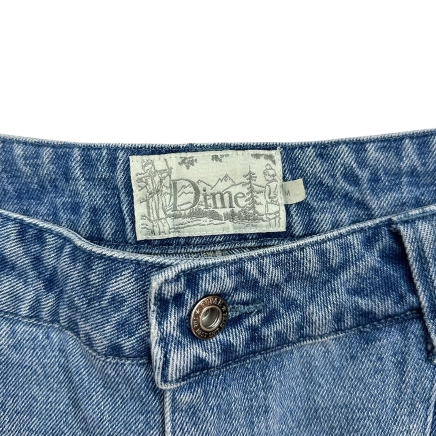 Dime Blocked Relaxed Denim Blue