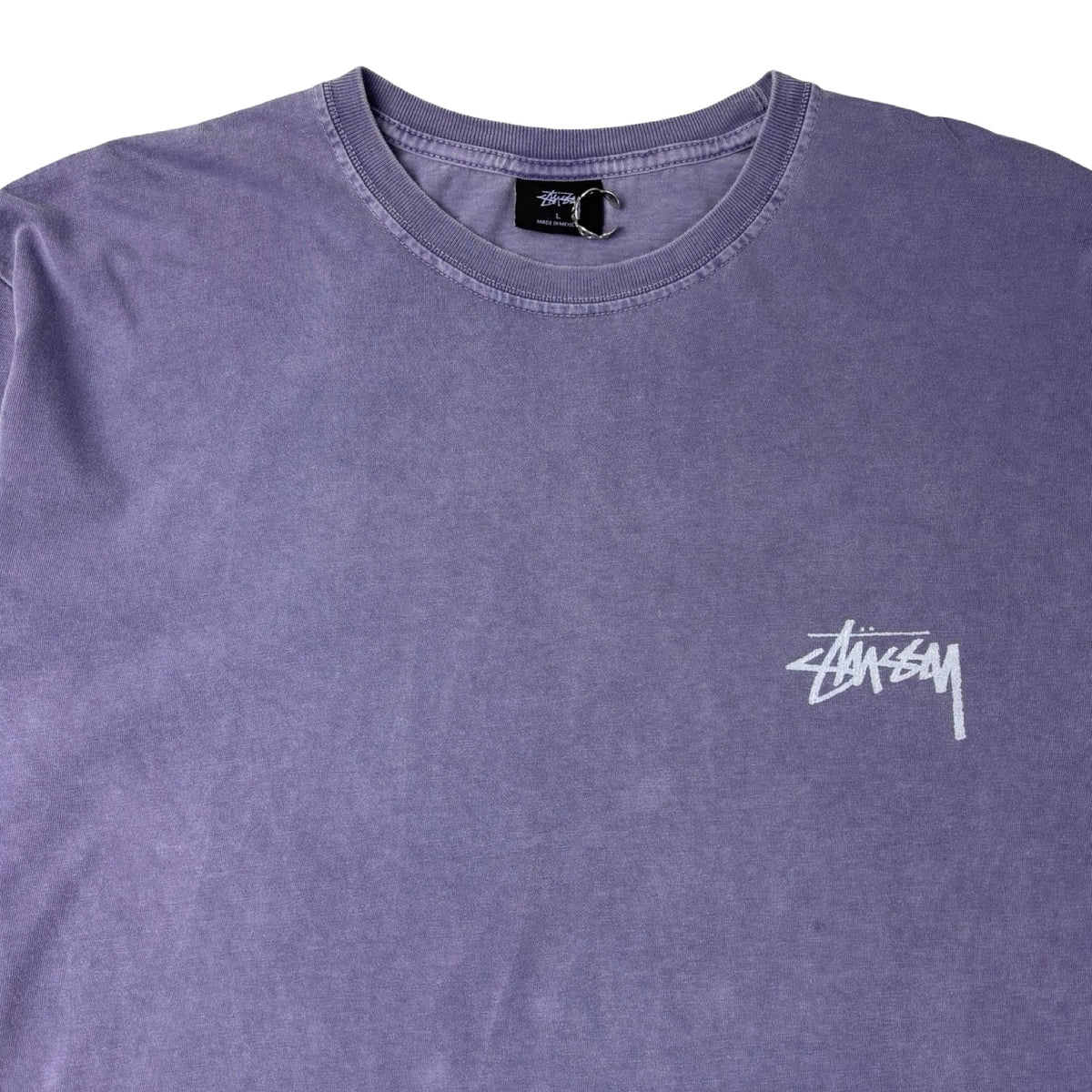 Stussy 8-Ball Stack Pigment Dyed L/S Tee Lavender