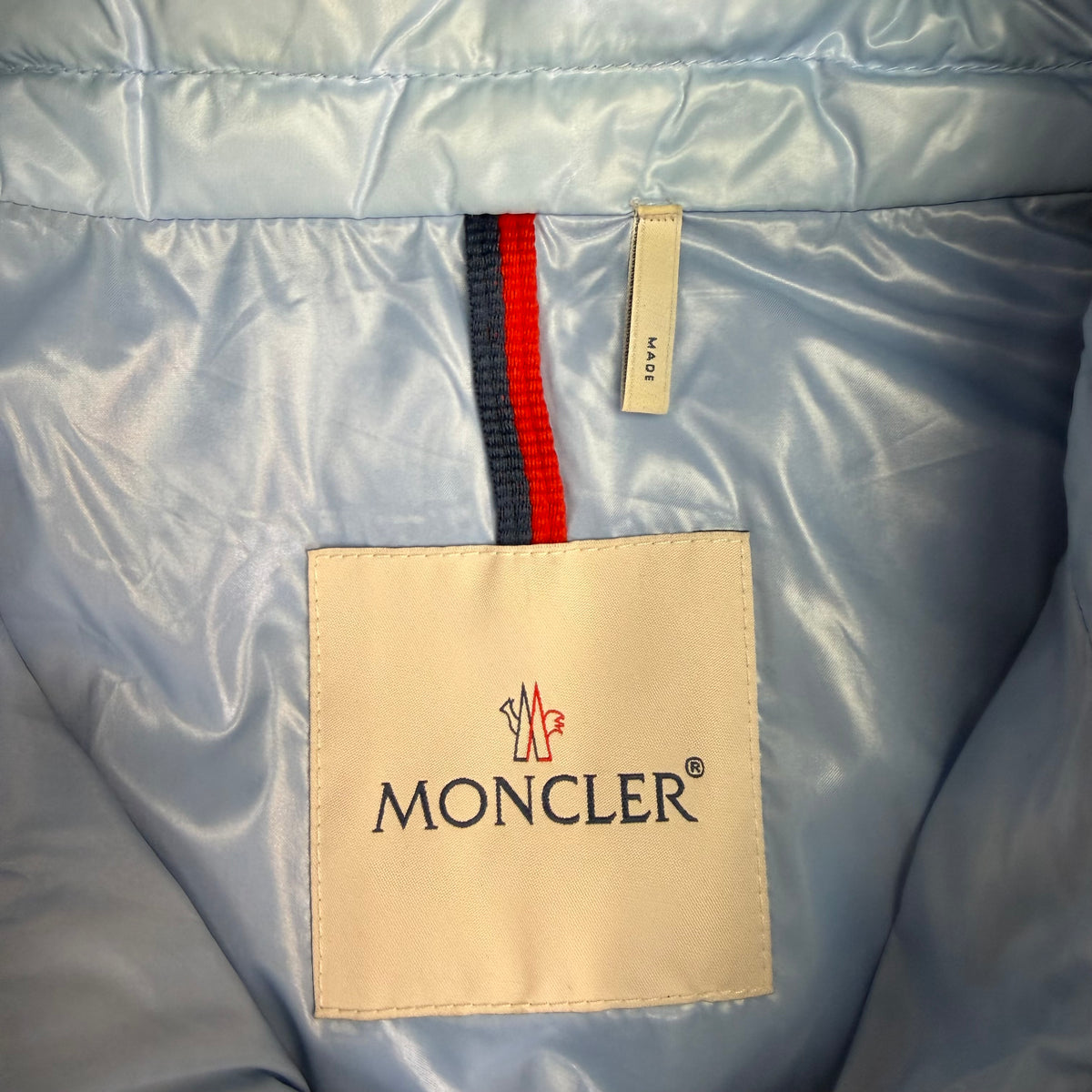 Moncler Ragot Hooded Down Gilet Vest Blue