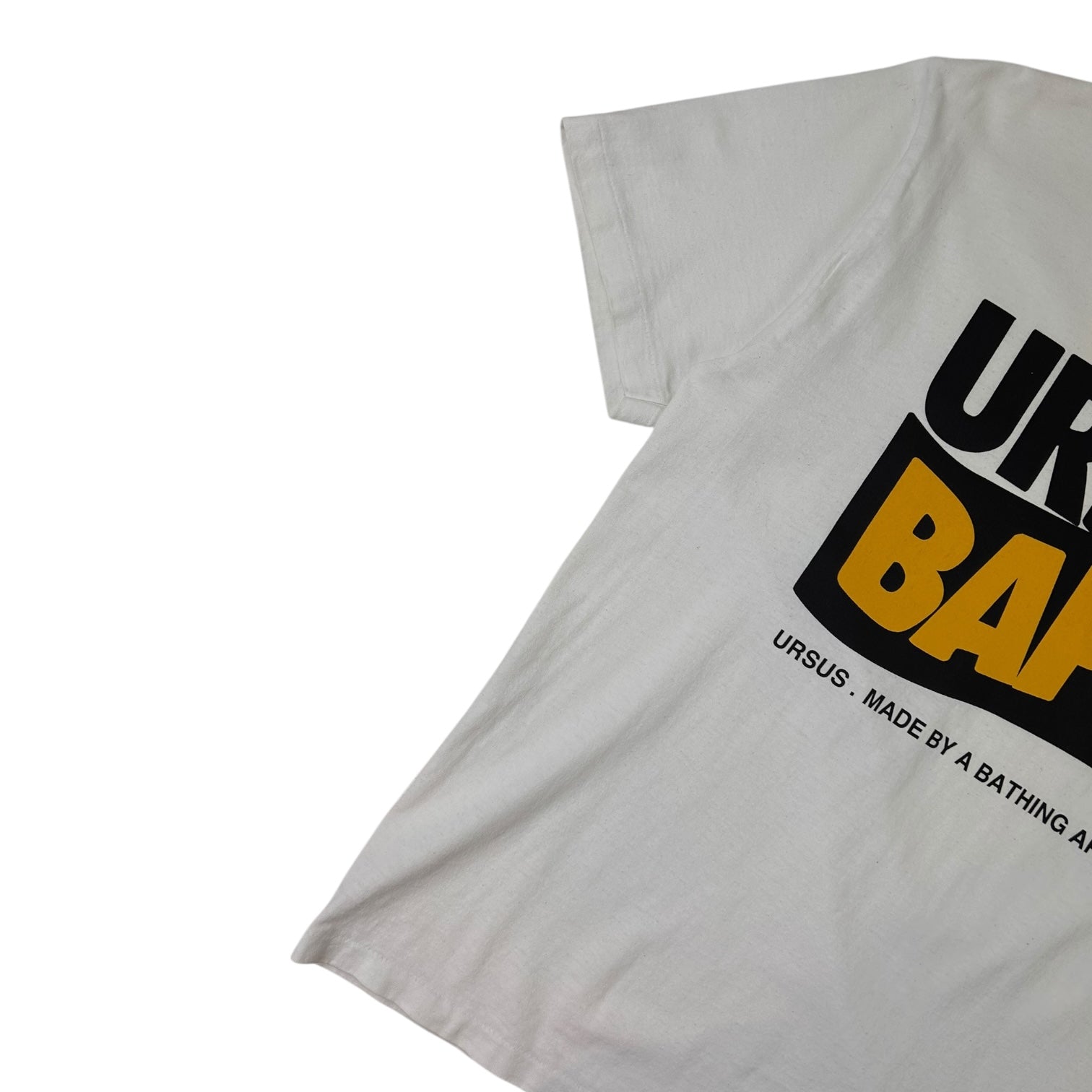 Bape X Wtaps Ursus Spellout T-Shirt White