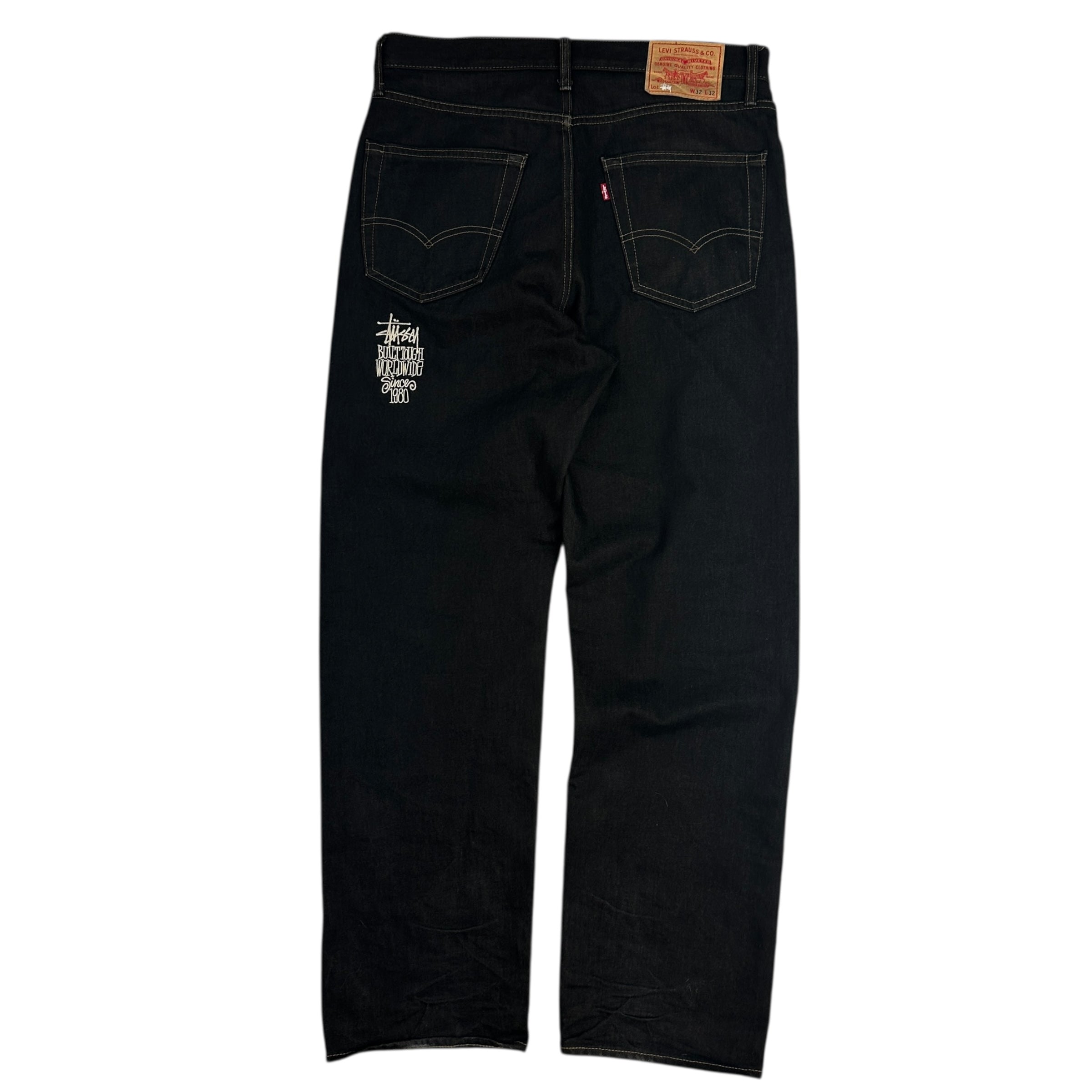 Stussy x Levis Crispy Rinse Denim Black