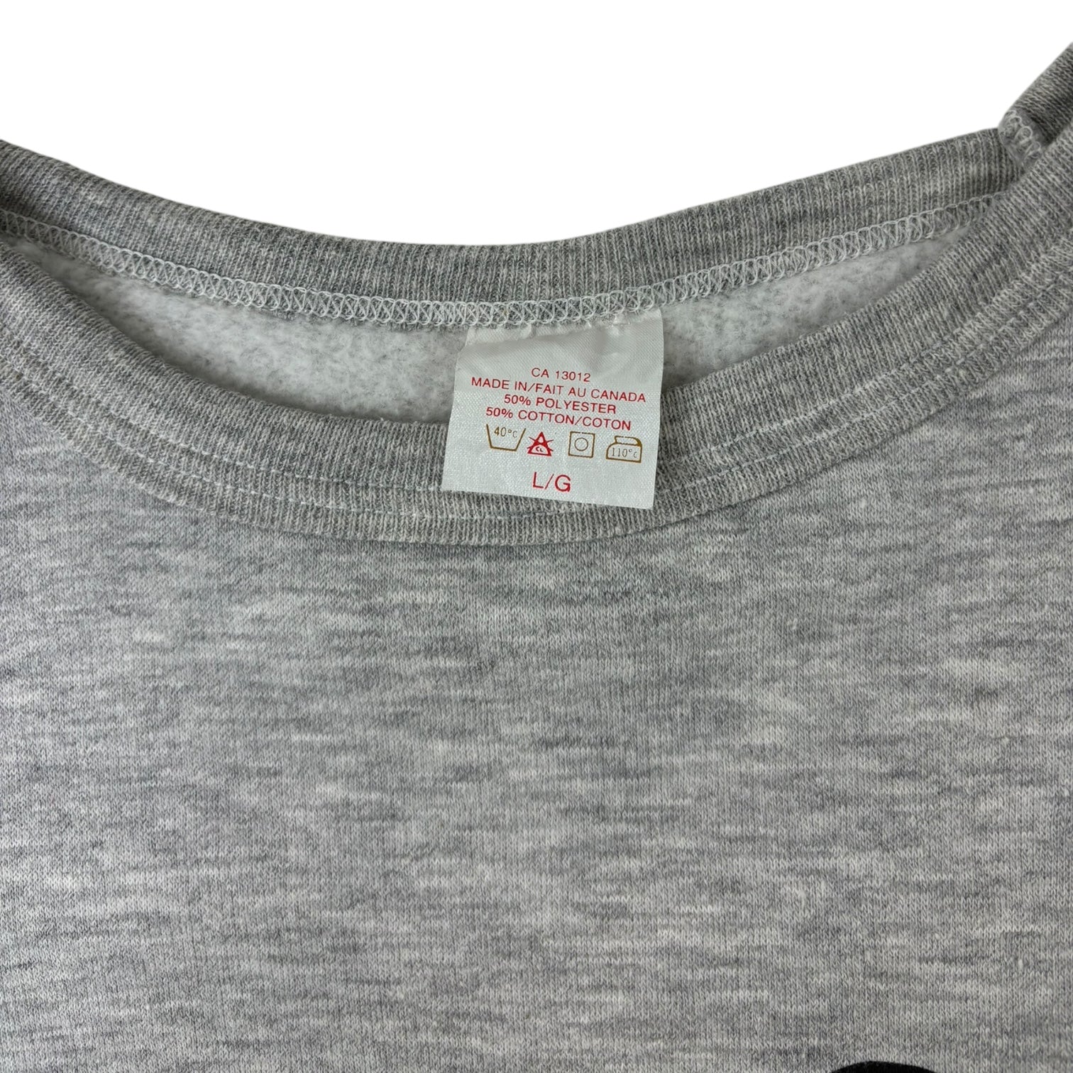 Vintage 1987 Budweiser “DeWit vs. Lakusta” Boxing Crewneck Grey