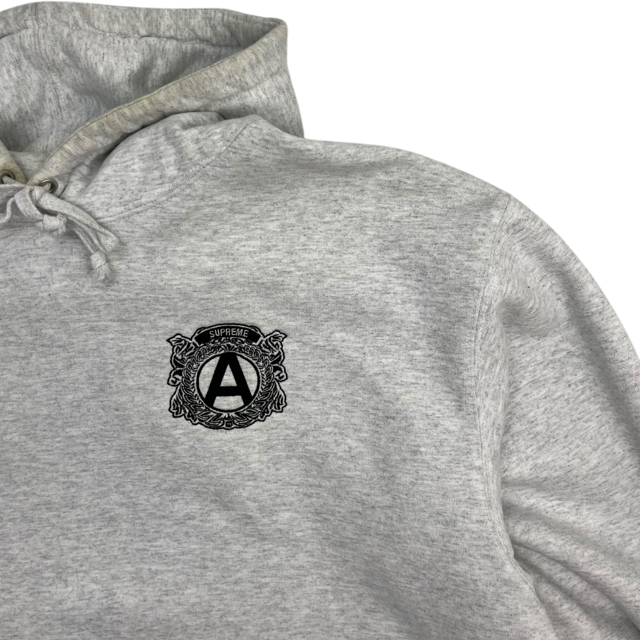 Supreme Anti Hooded Sweatshirt Ash Grey