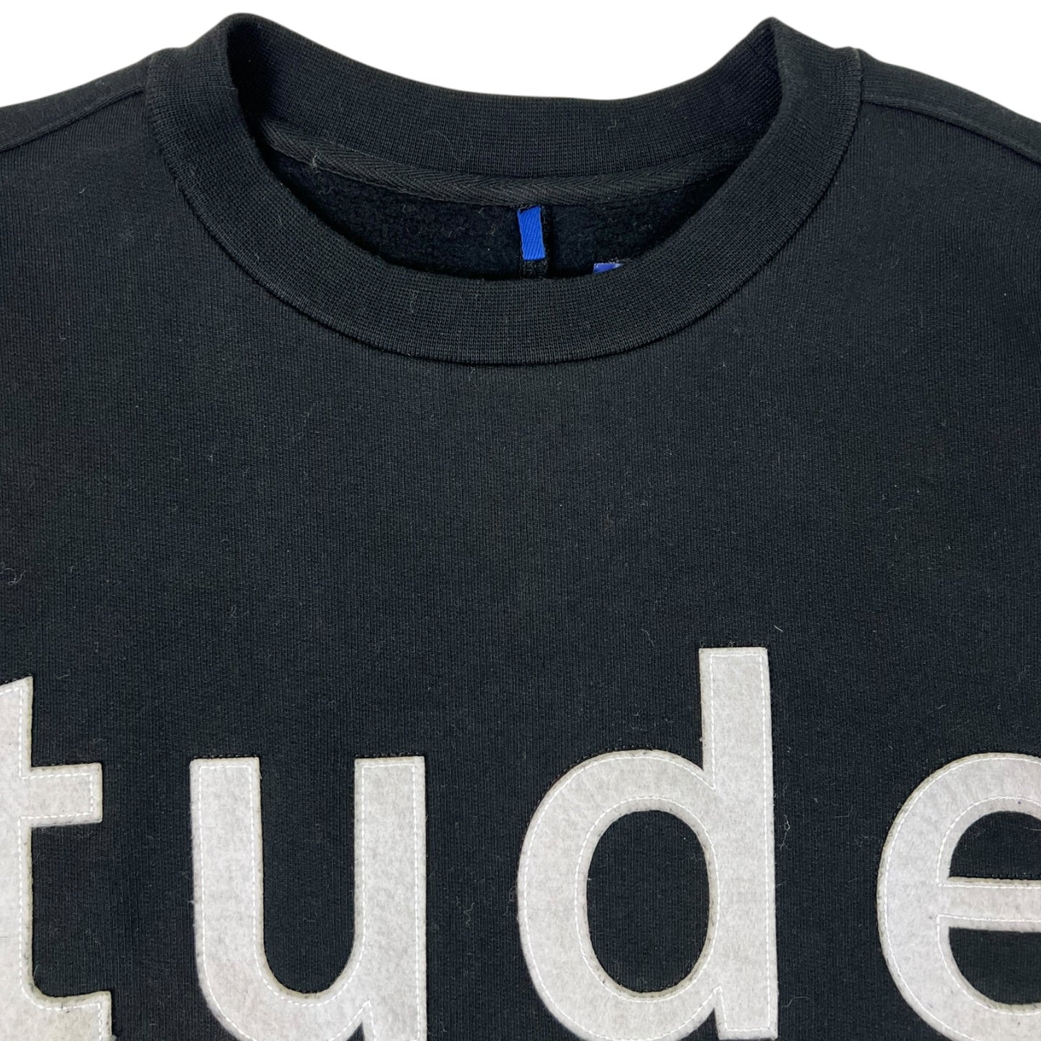 Études Studio Story Logo Embroidered Sweatshirt Black