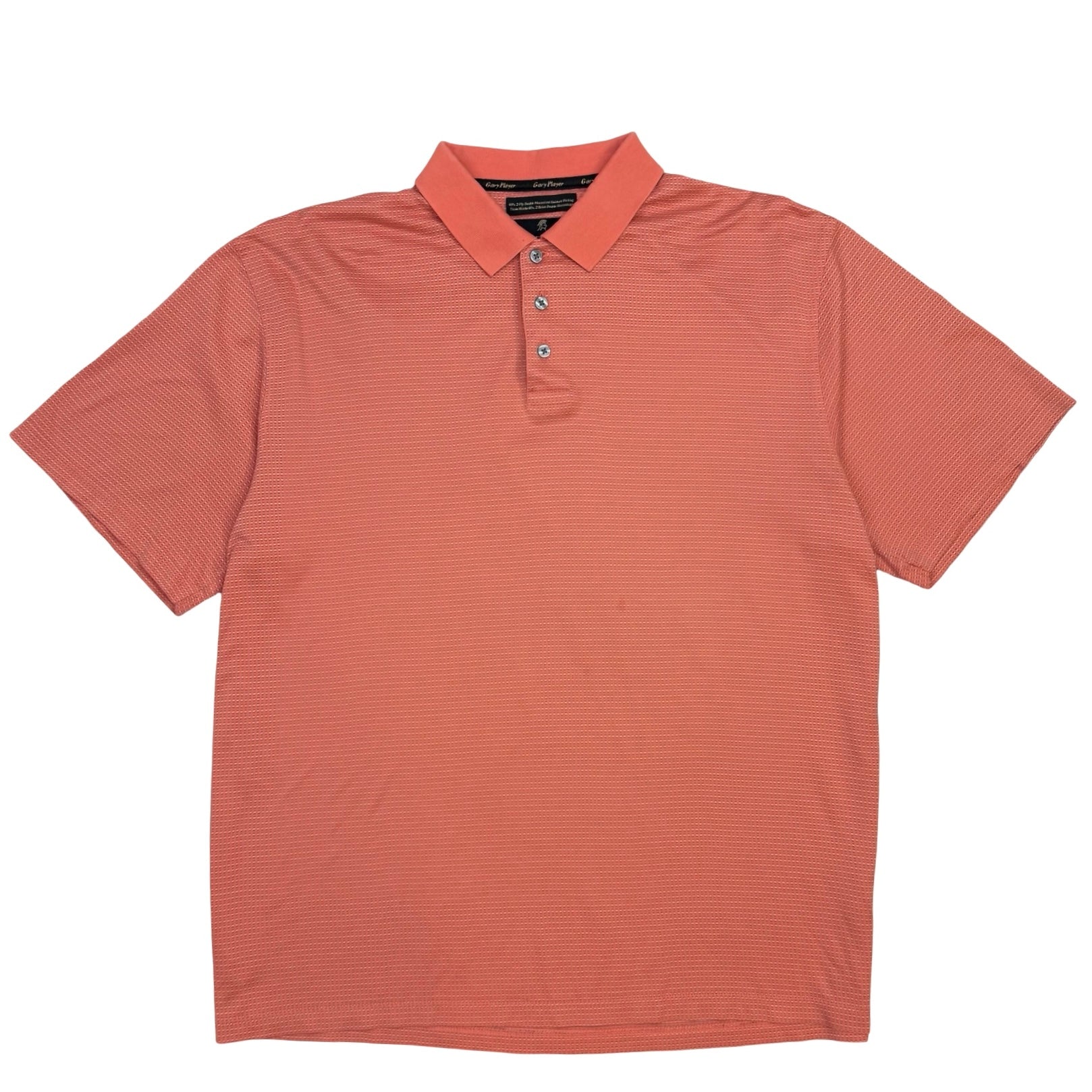 Vintage Gary Player Golf Polo Salmon Pink