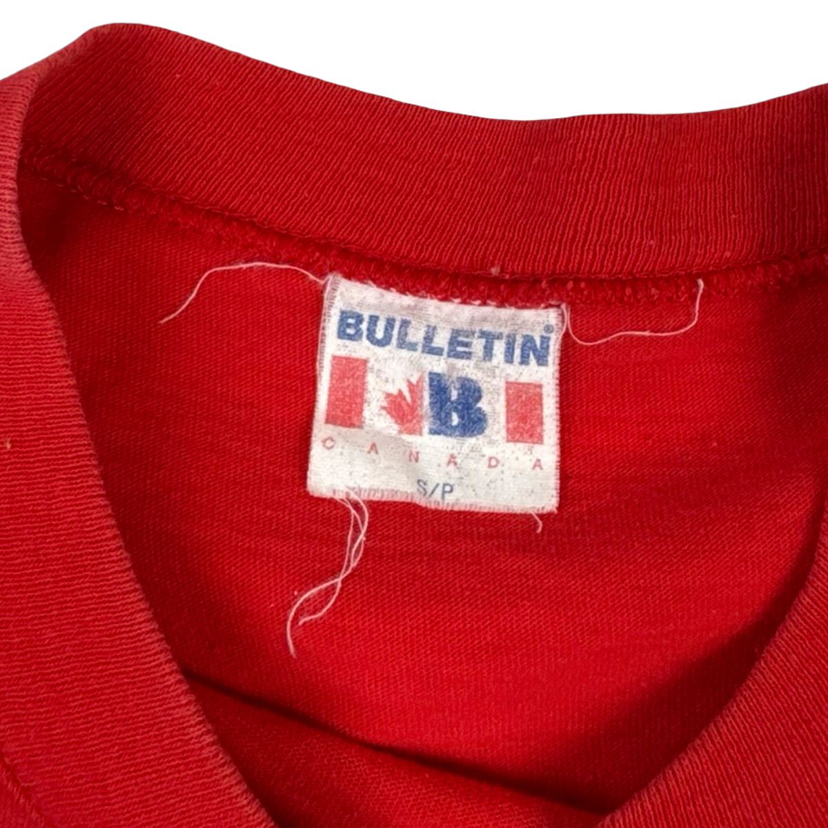 1991 Calgary Flames Bulletin NHL T-Shirt Red