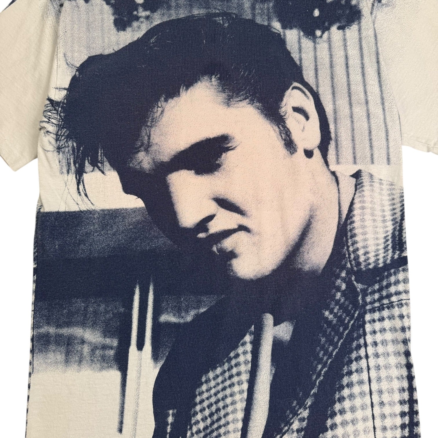Vintage Elvis Presley Graceland AOP Tee Blue
