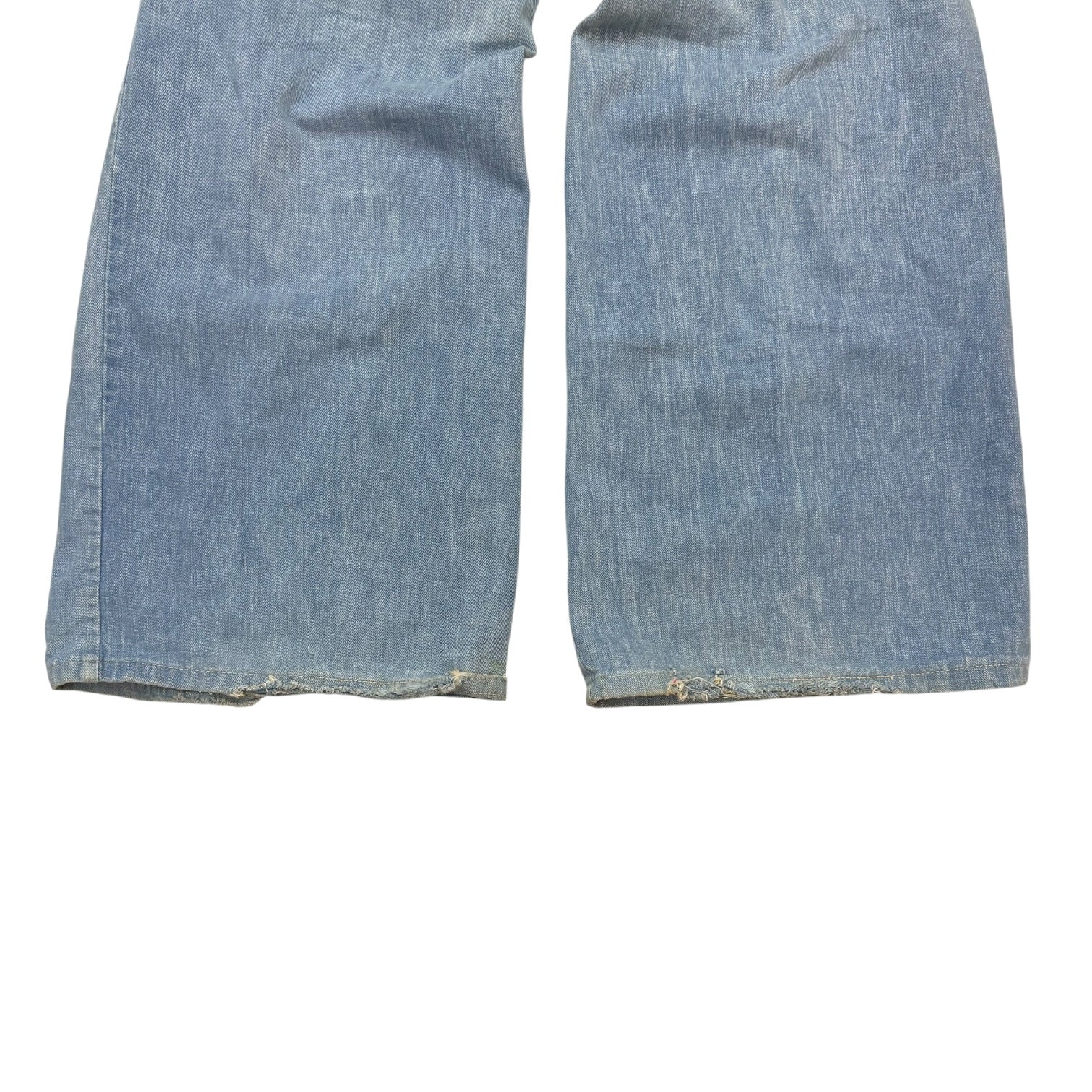 (W) Vintage Flared Denim Pants Medium Blue