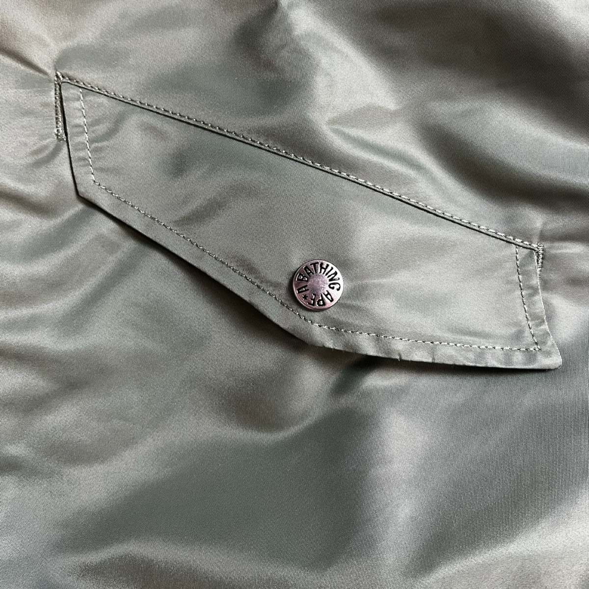 A Bathing Ape BAPE Bomber Jacket Olive Green