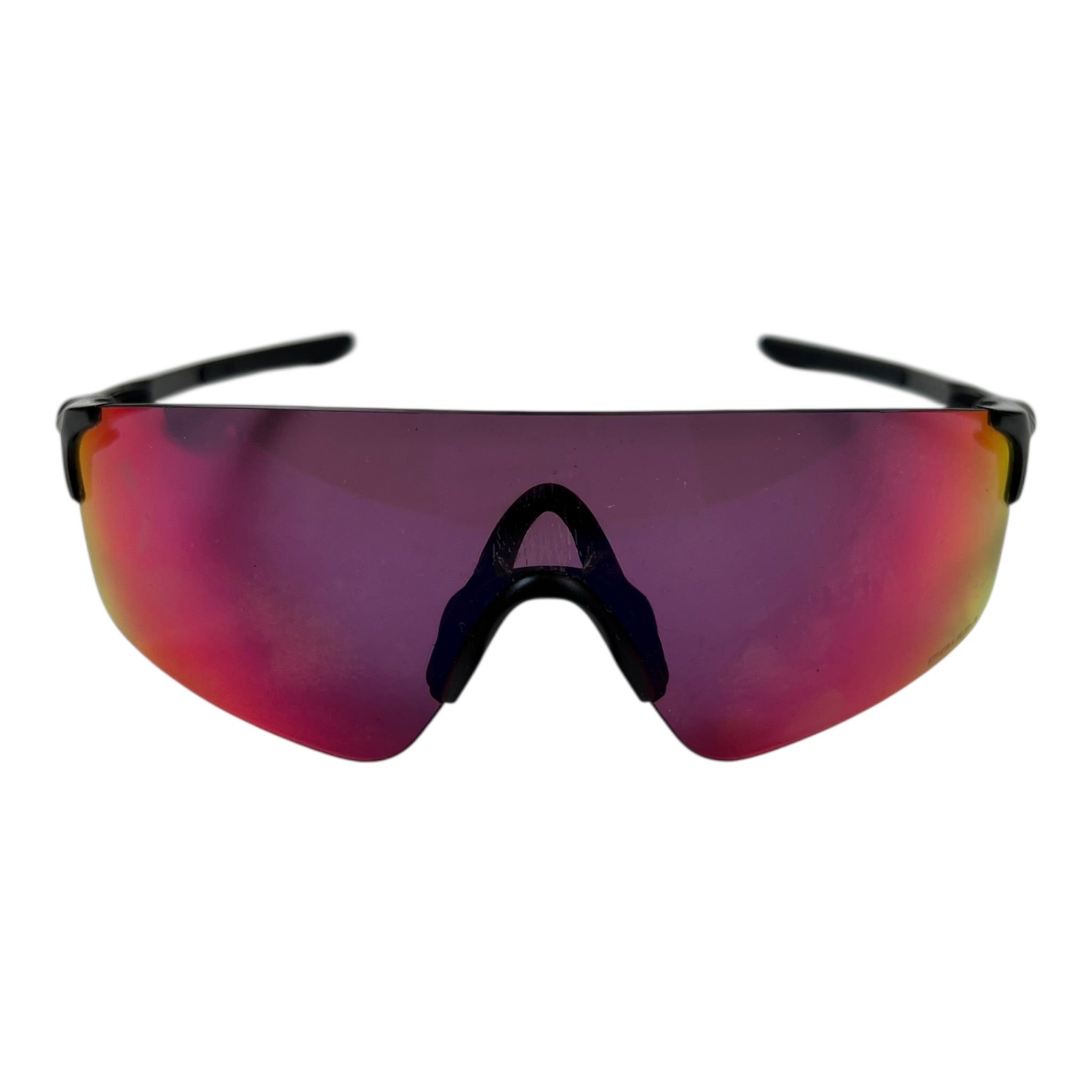 Oakley EVZero Blade Sunglasses Rimless Shield Polished Black Frame Prizm Road Lens