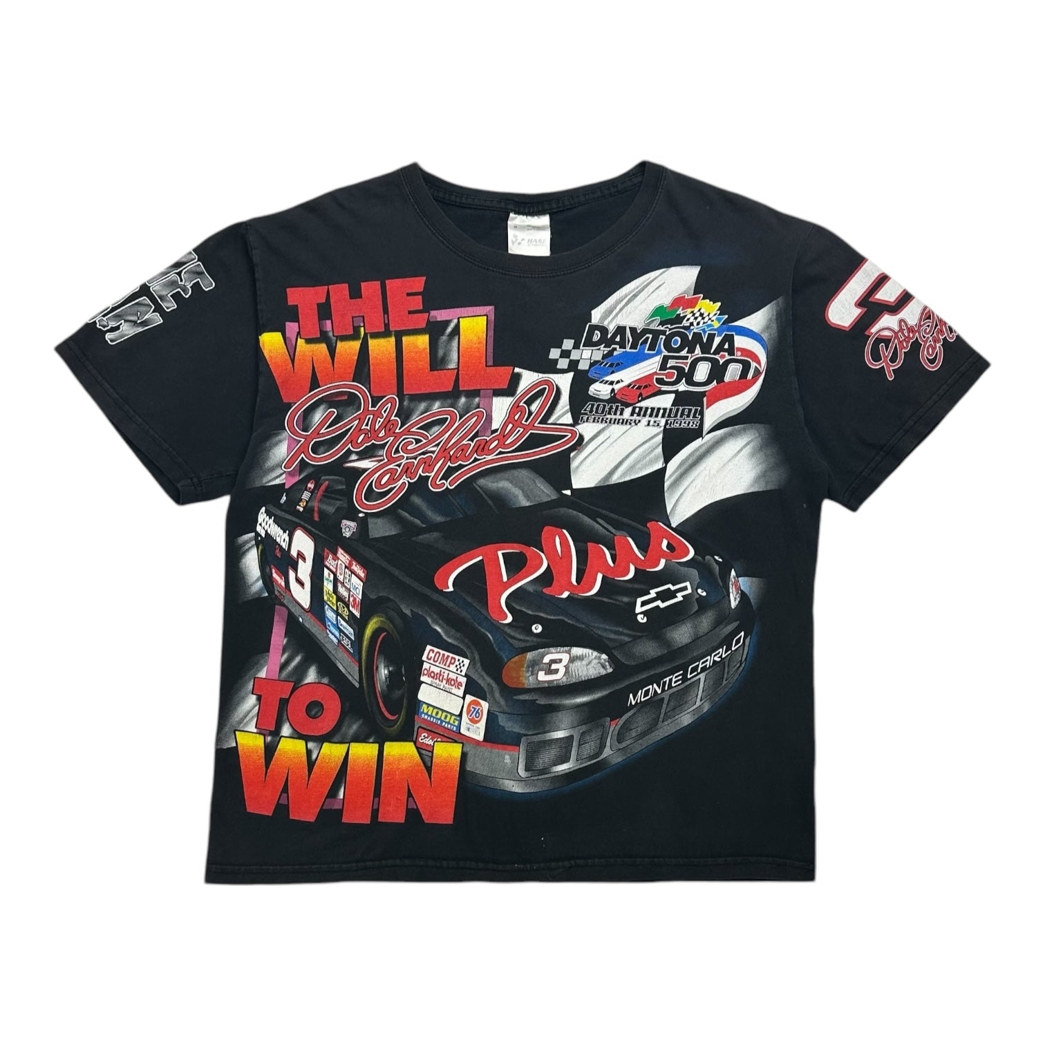 1998 Dale Earnhardt “The Will” Tee Black