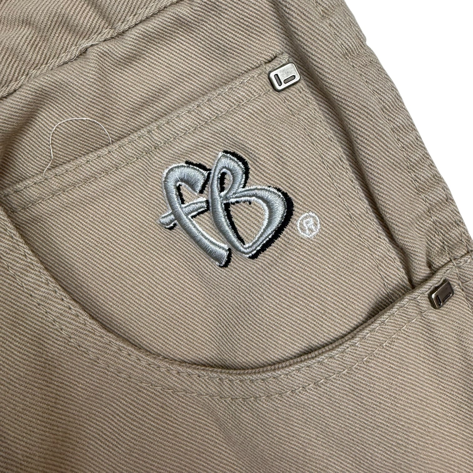Vintage Fubu Denim Pants Tan