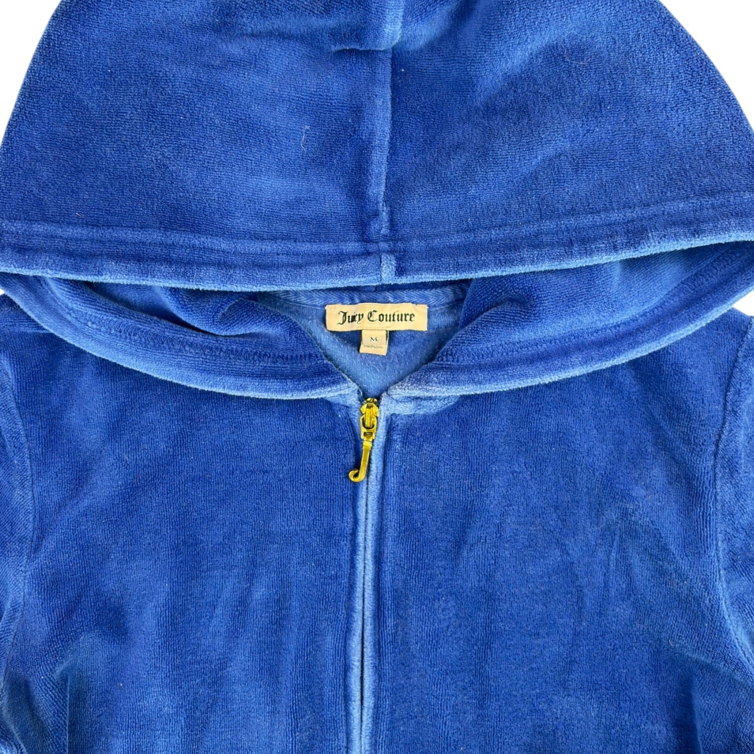 (W) Y2K Juicy Couture Zip Up Hoodie Blue