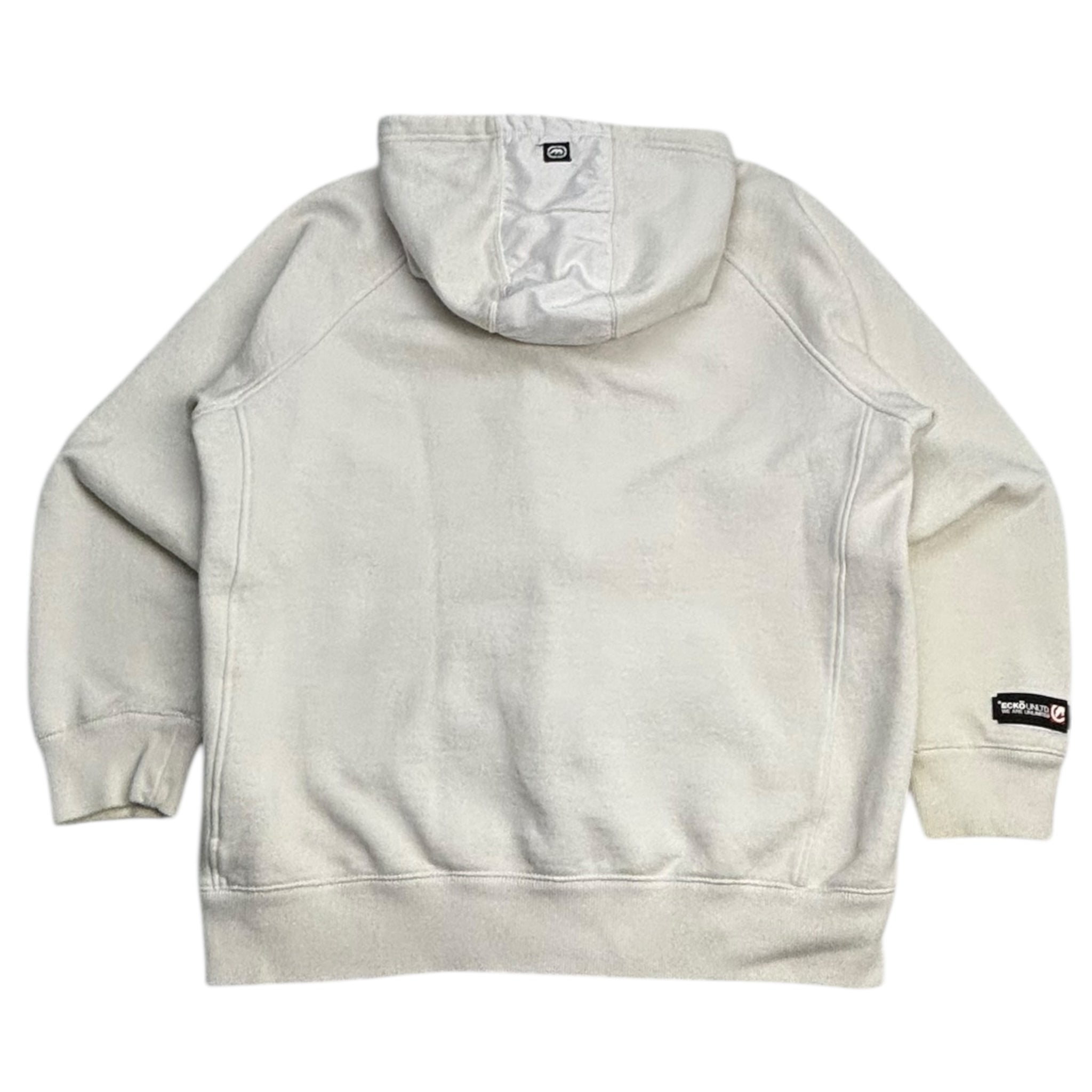 Vintage Y2K Ecko Unltd Zip Hoodie White