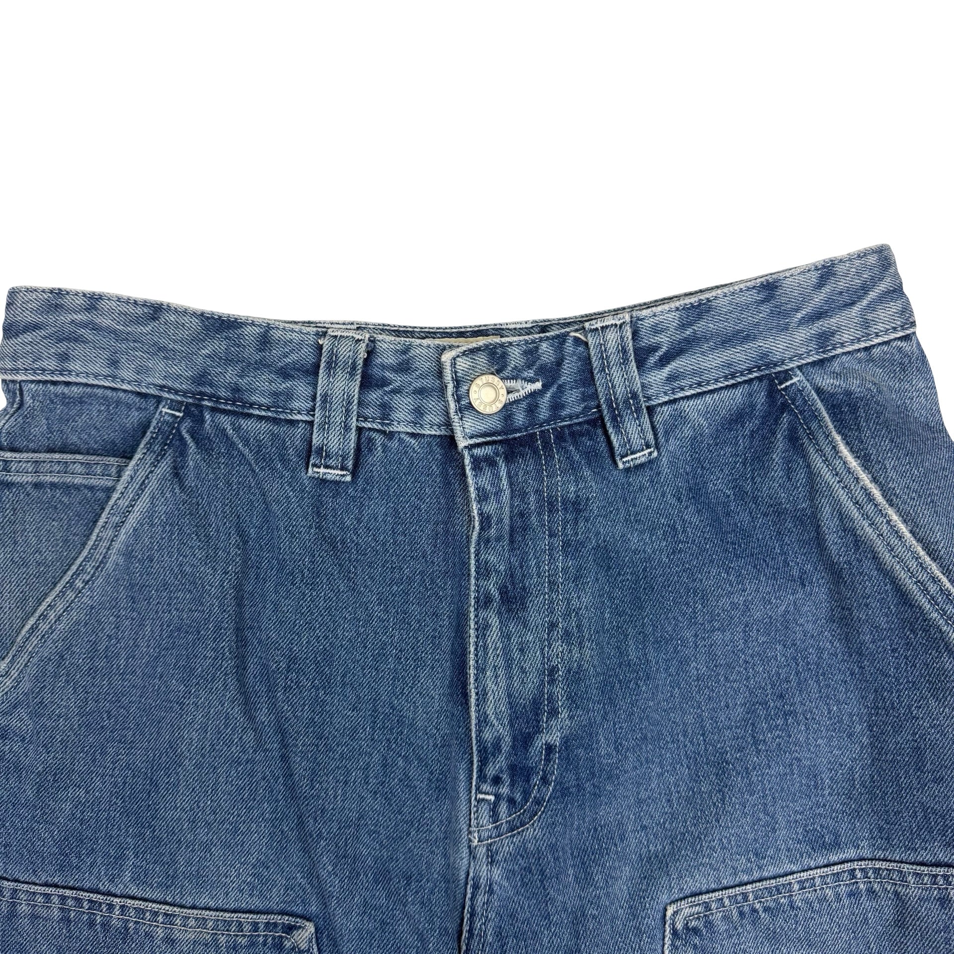 Stussy Denim Double Knee Work Pant Blue