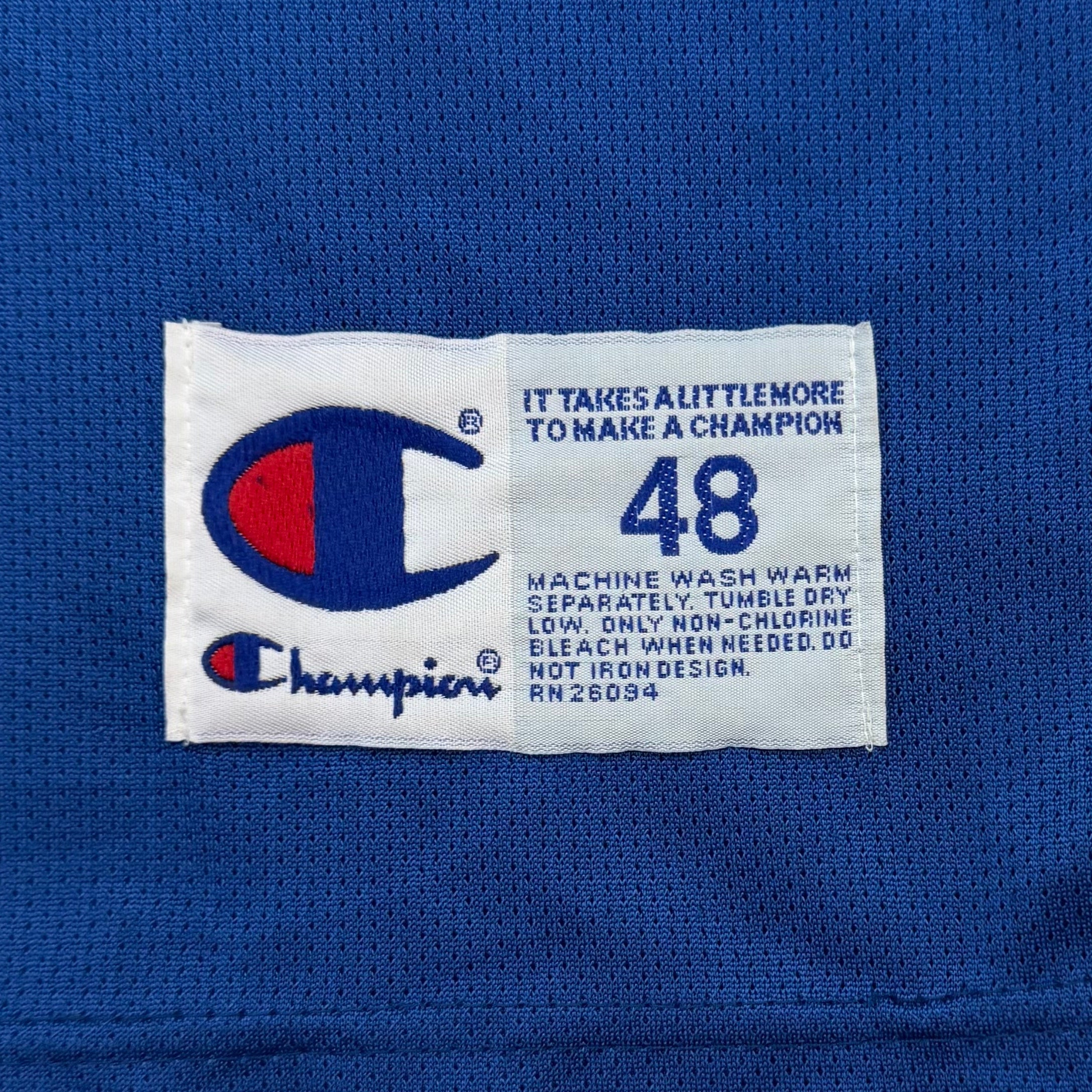 Vintage Allen Iverson Philadelphia 76ers Champion Jersey Blue