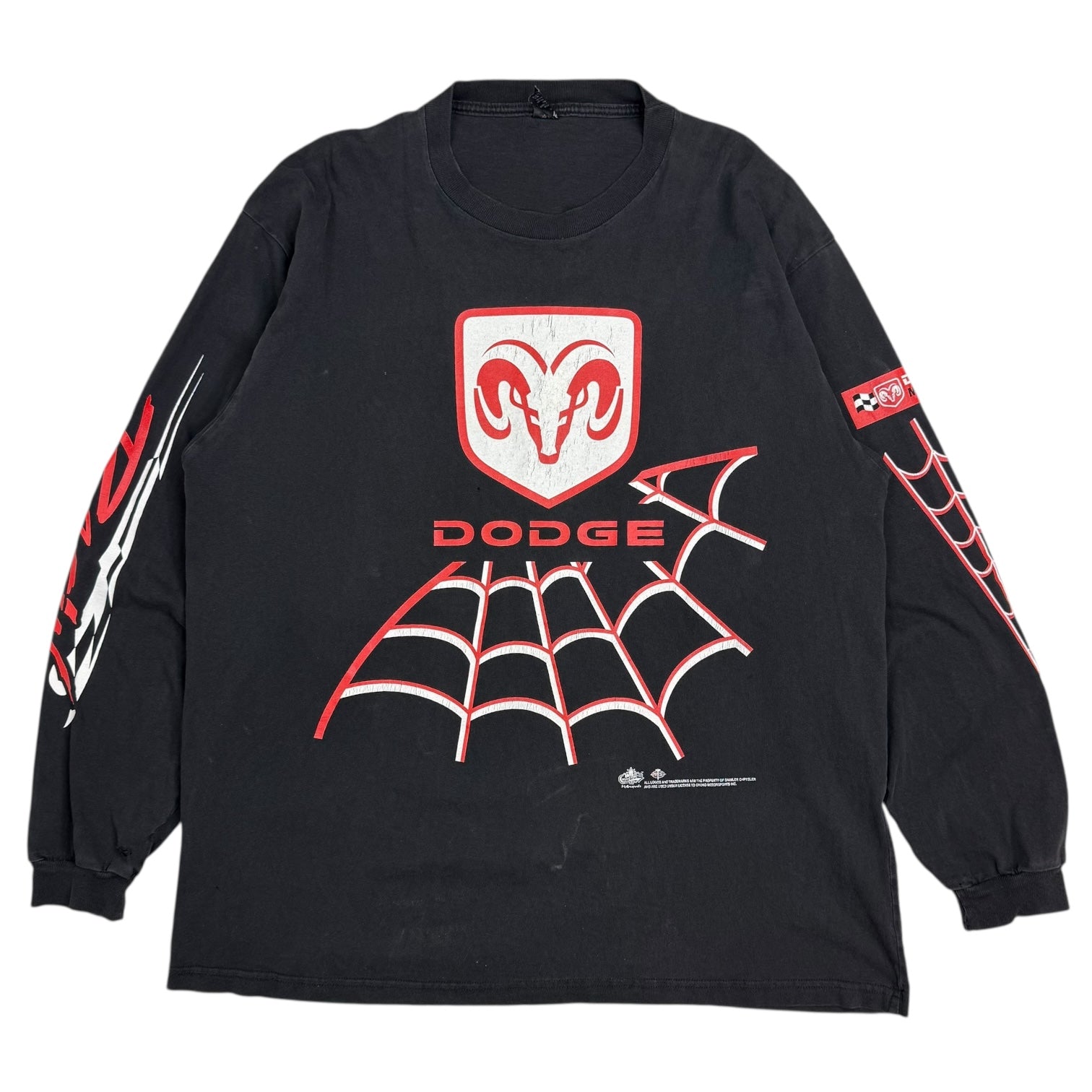 Vintage Dodge Racing L/S Tee Black