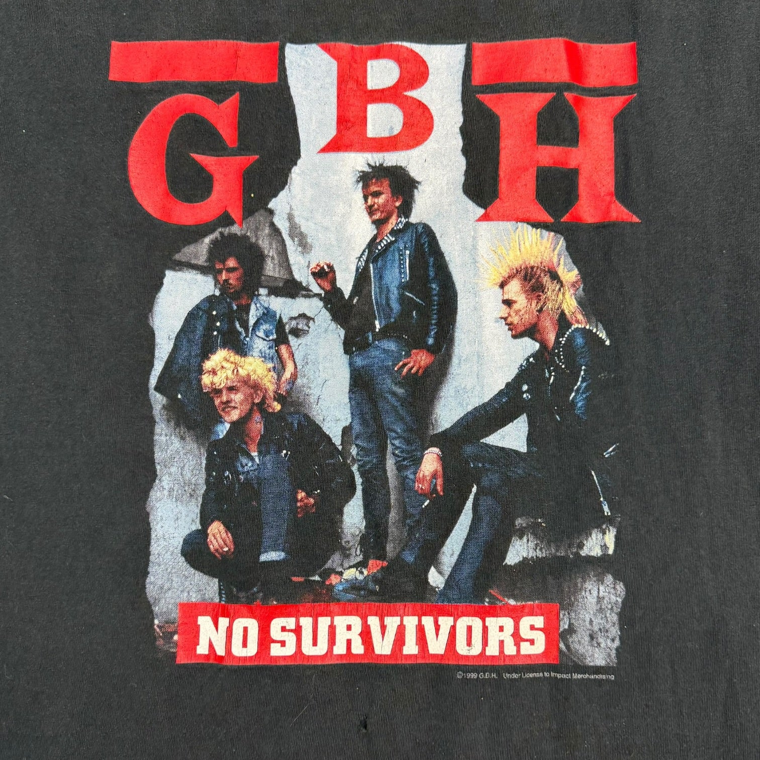 1998 GBH ‘No Survivors’ Cutoff Tee Black