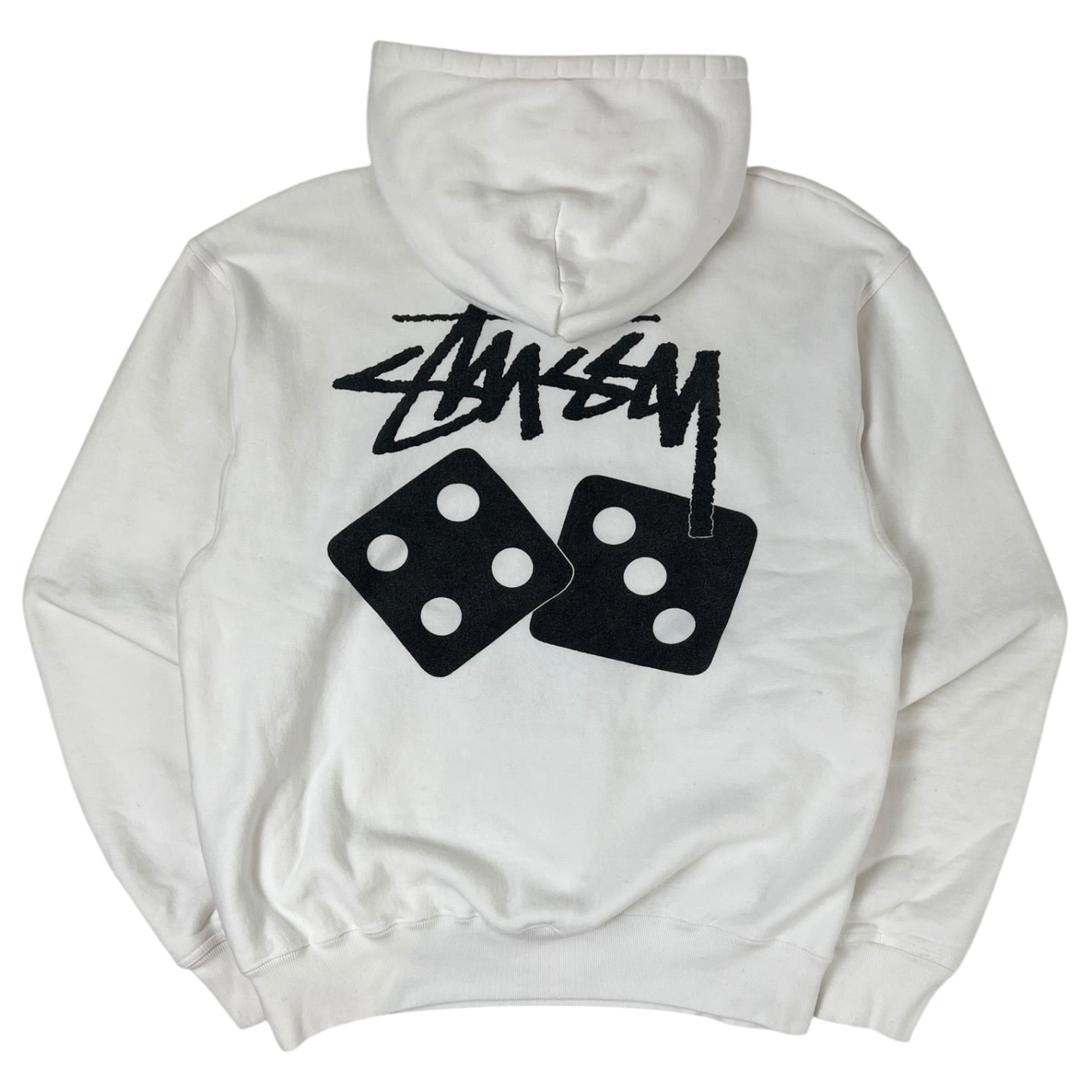 Stussy Dice Pigment Dyed Hoodie Natural