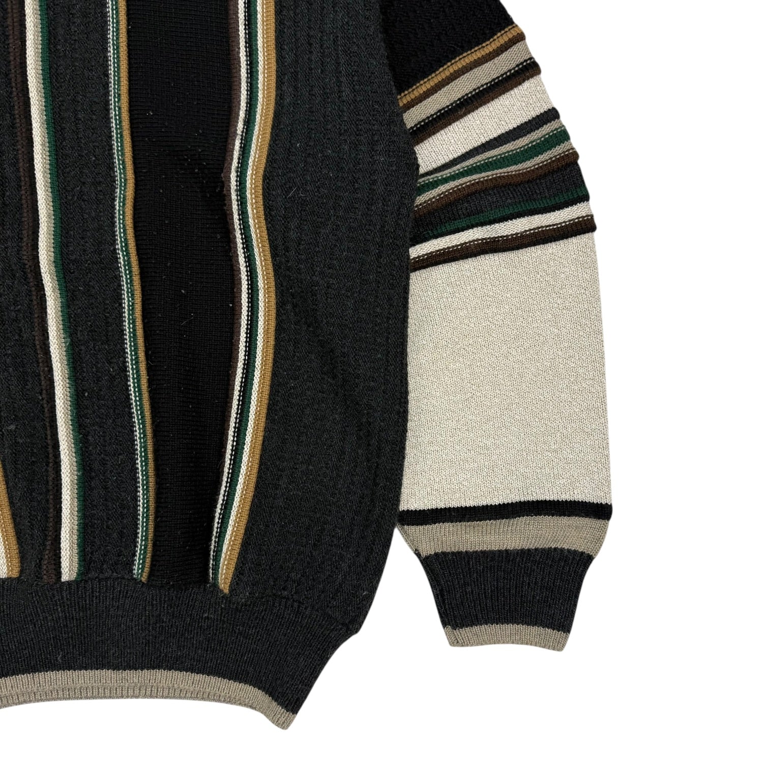 Vintage BHC Knit Sweater Black/Green/White