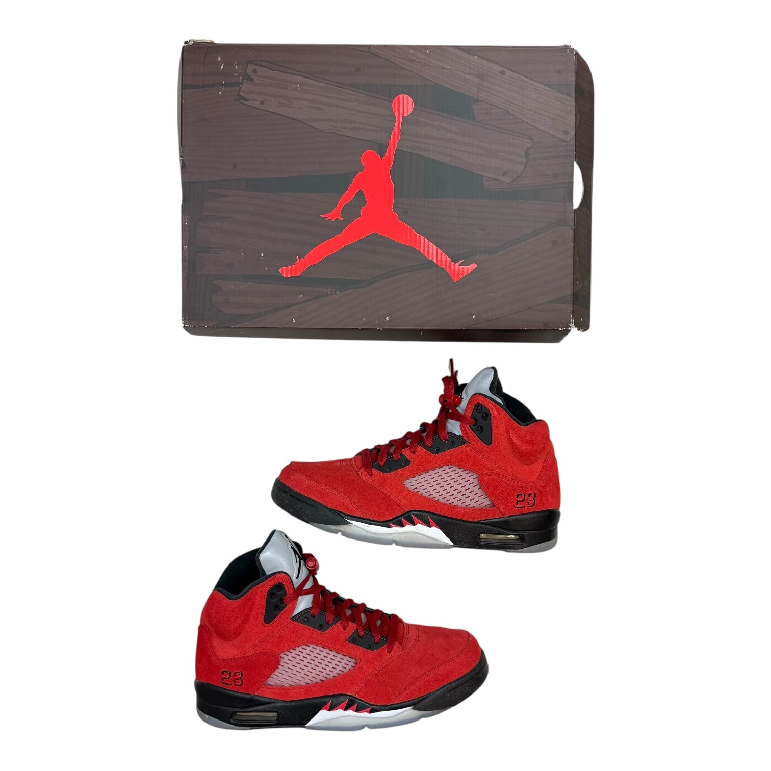 Jordan 5 Retro Raging Bull Red (2021) (Used)
