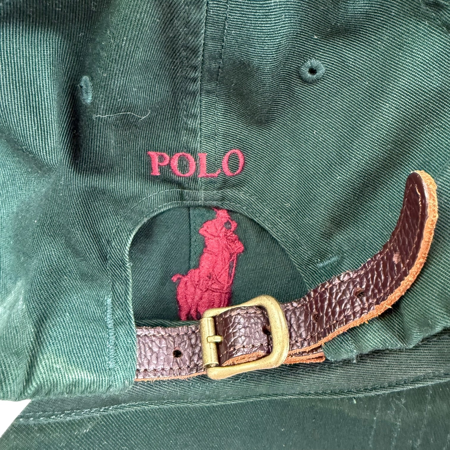 Vintage Polo Ralph Lauren Dad Hat Green